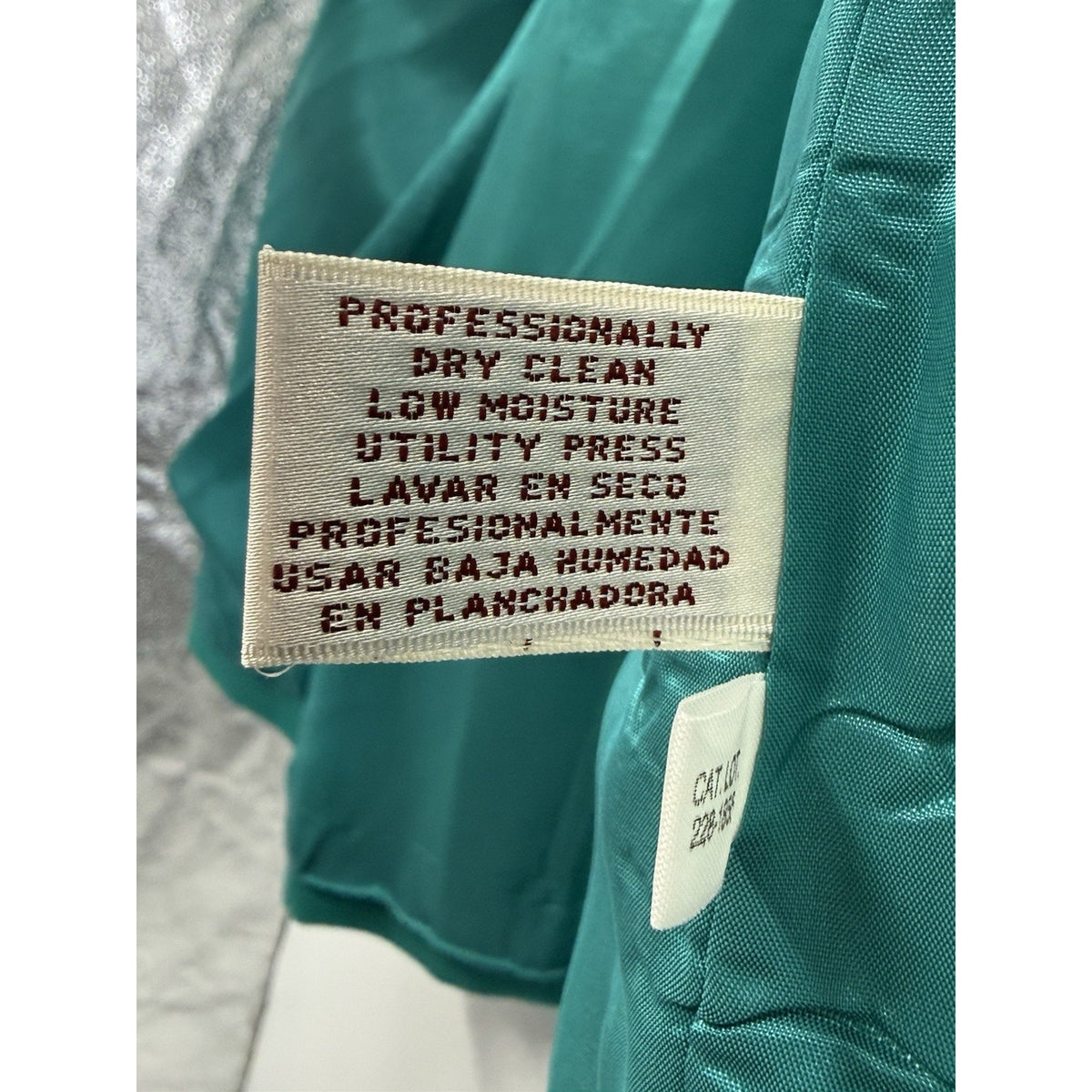 Vintage Worthington Teal Blazer Jacket 18W Gold Button Career Preppy Office 90s