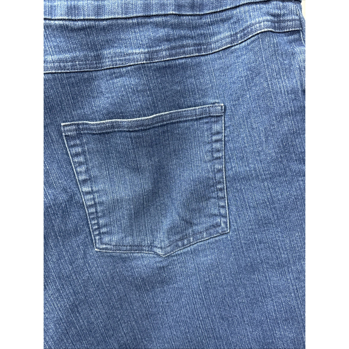 Slim-Sation Denim Jeans Women’s Size 20W Tummy Pannel Pull On Blue pants Stretch