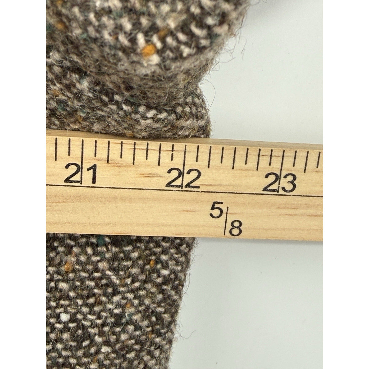 Vintage Wool Tweed Blazer Women’s Size 14 Brown Speckled Dark Academia Jacket