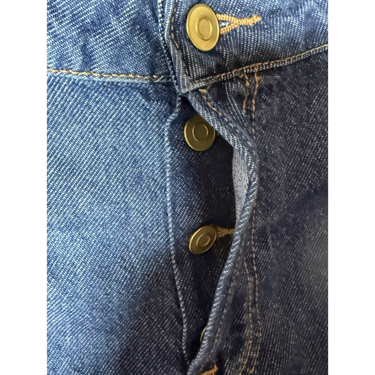 Divided H&M Womens Size 20 Wide Baggy Leg Crop Jeans Blue High Rise Denim