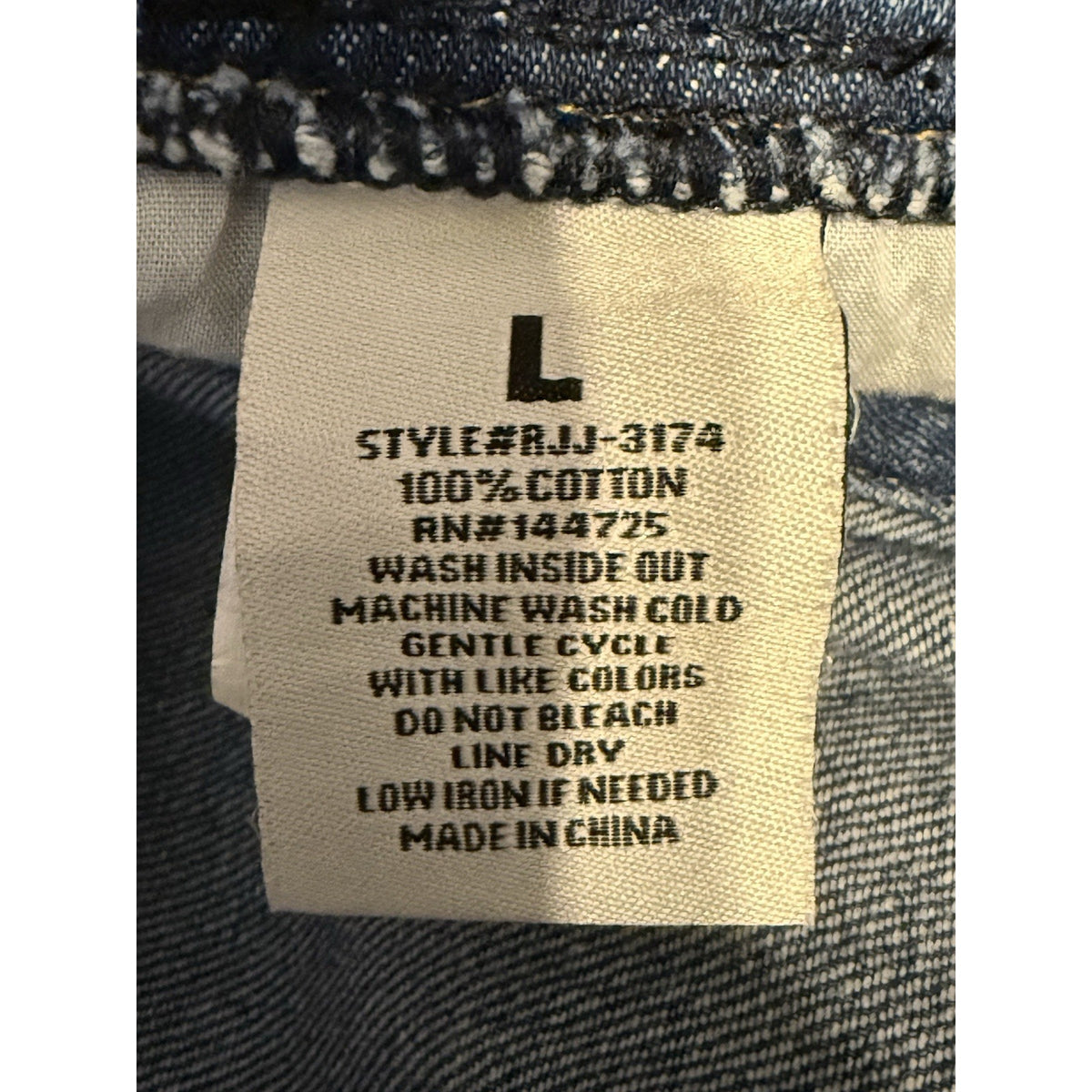 American Bazi Distressed Drawstring Jeans Women Size Large Blue Denim Grunge