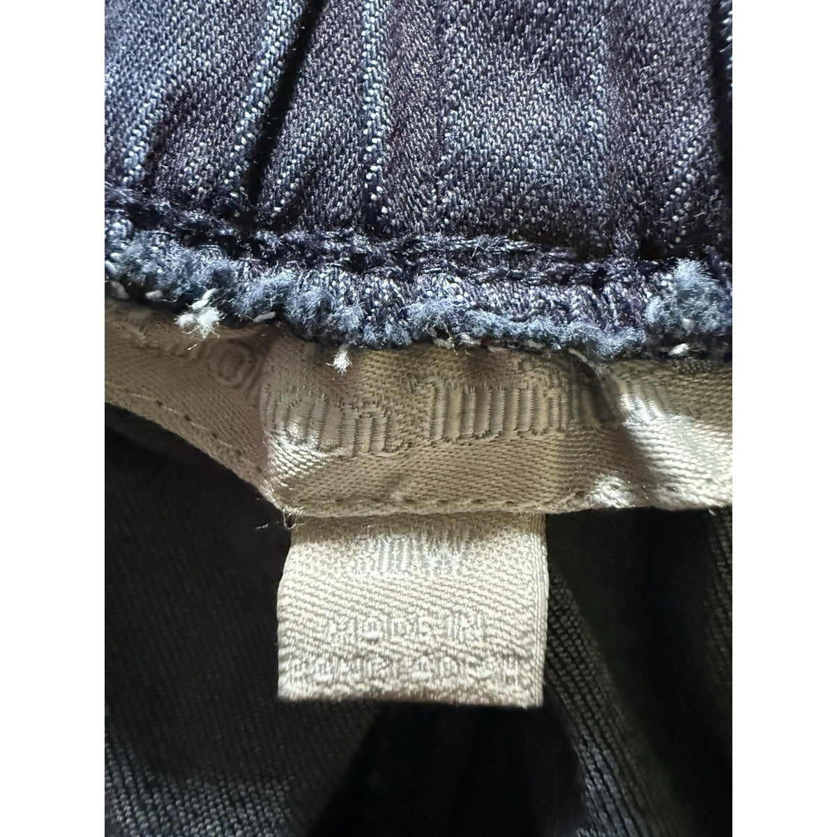 Woman Within Pull On Jeans Womens 30W Dark Wash Straight Leg Stretch Plus Size