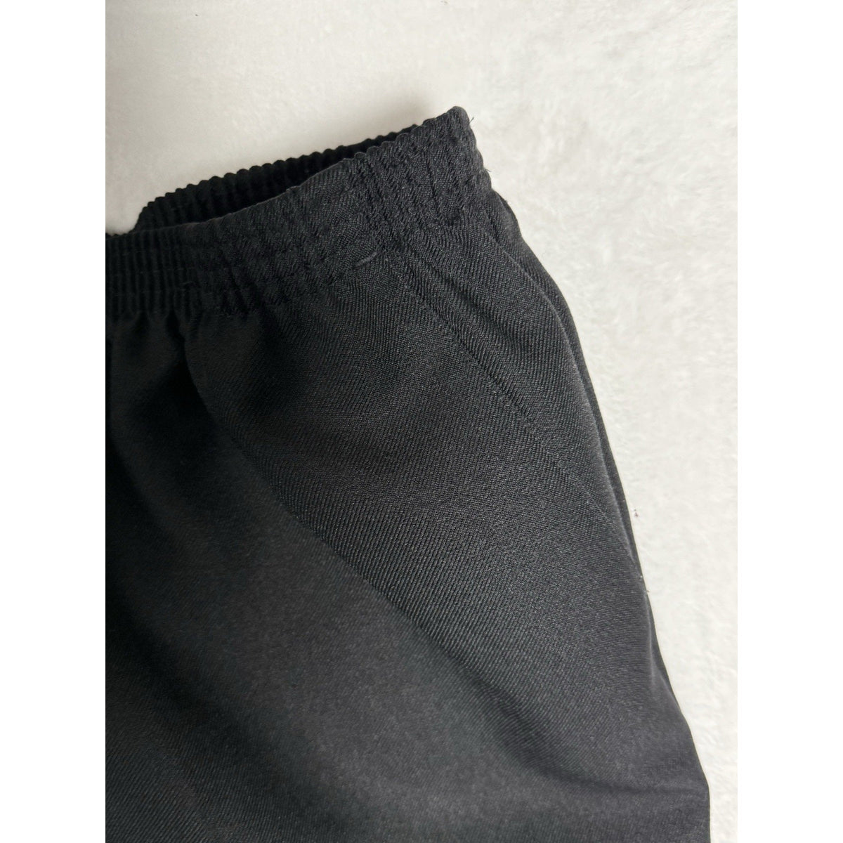 Alfred Dunner Black Pull On Pants Women’s 12 Straight Leg Elastic Waist 29.5