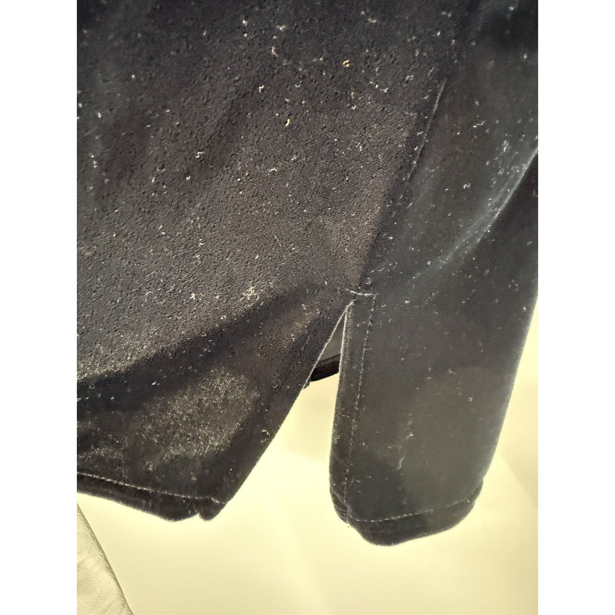 Charter Club Black Velvet Cardigan Women Size S Button Front Stretch Top