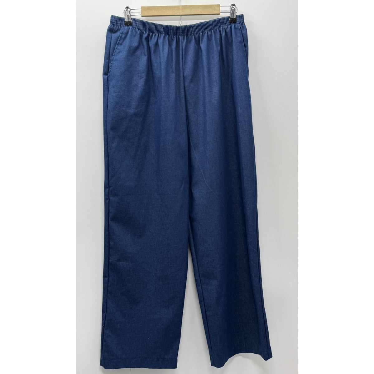 Alfred Dunner Womens Sz 18 Pull On Jeans NWT Elastic Waist Stretch Denim Pockets