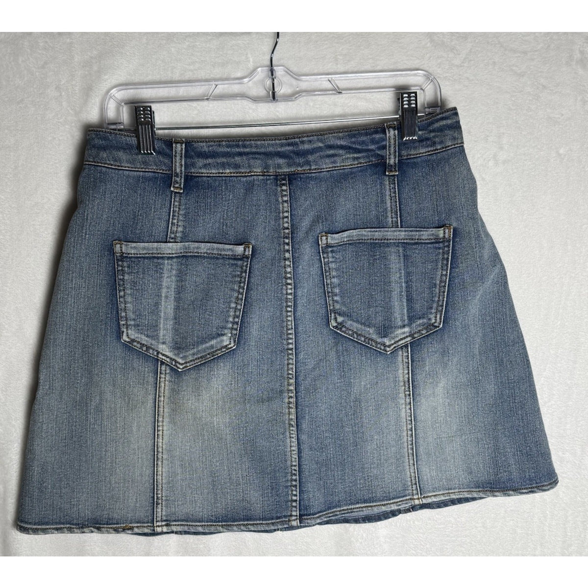 Faded Glory Women’s Denim A Mini Skirt Sz 6