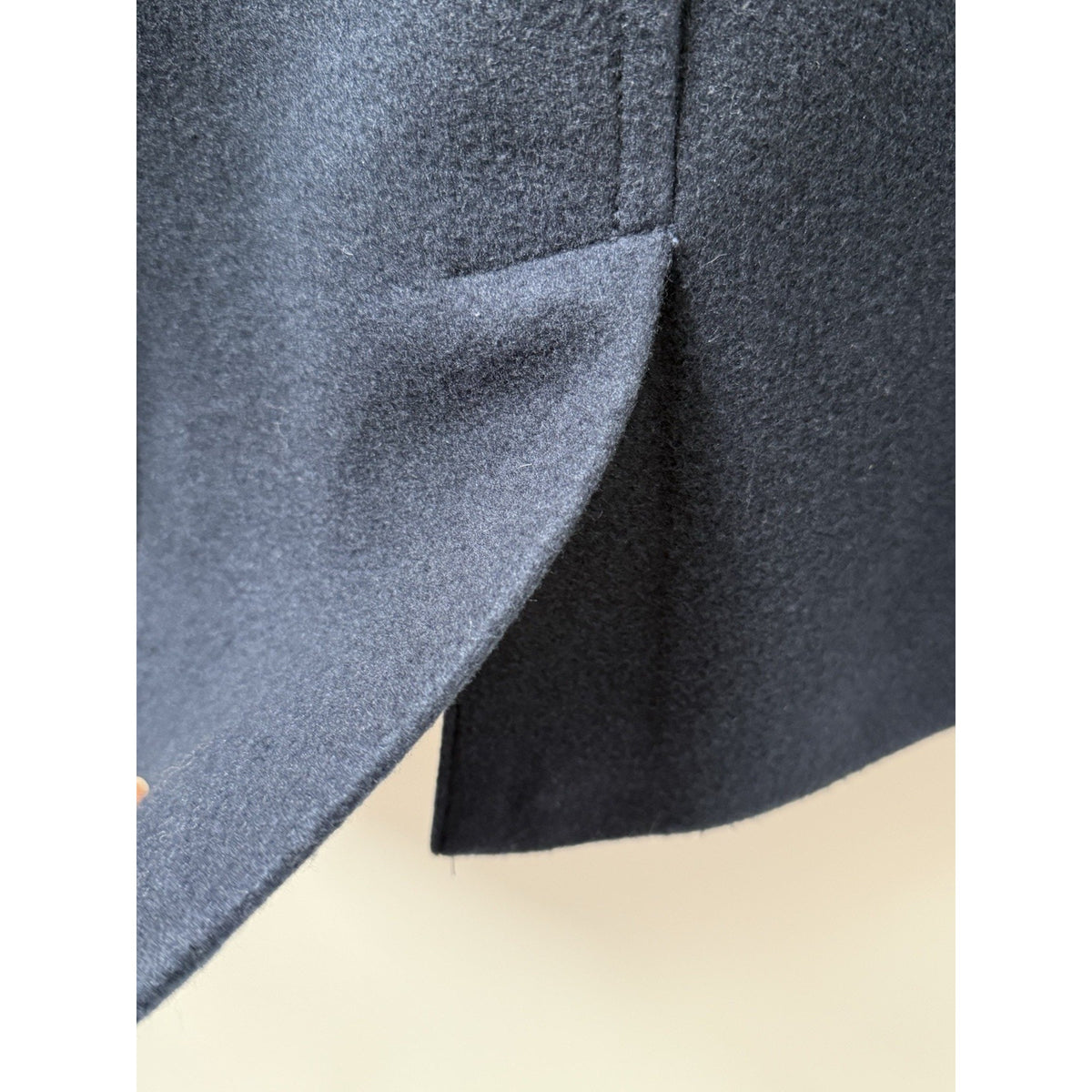 Old Navy Womens M Navy Blue Double Breasted Peacoat Jacket Belted Back 28”