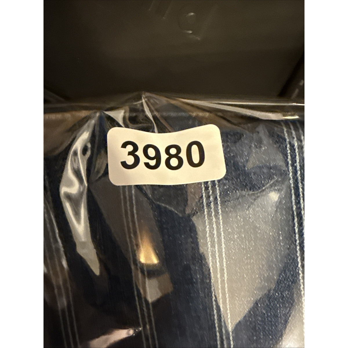 Style & Co Slim Ankle Jeans Womens 10 Blue Striped Denim Zip Fly 5-Pockets