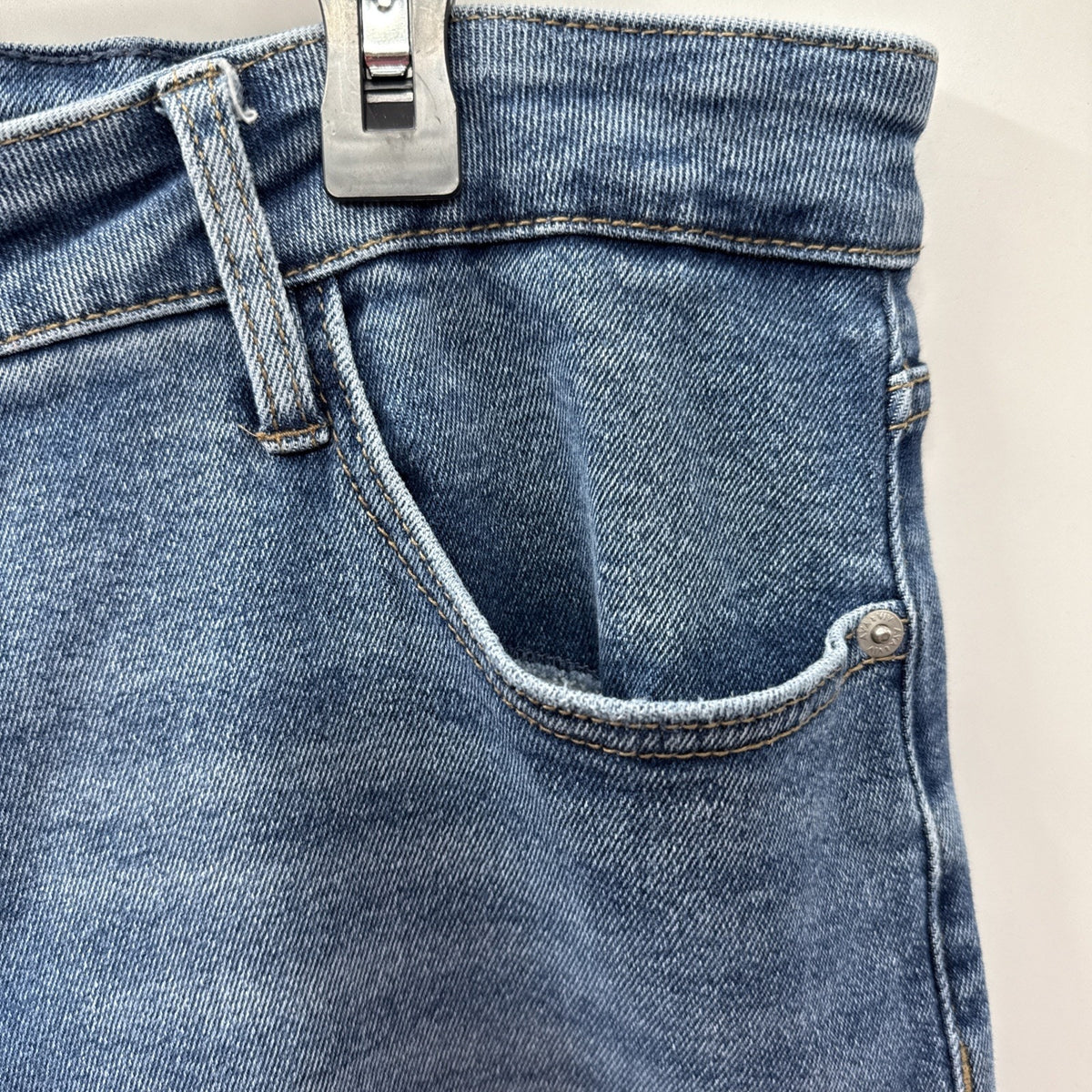 AVA & VIV Denim Crop Jeans Women Size 18W 5 Pocket Stretch 25” Inseam
