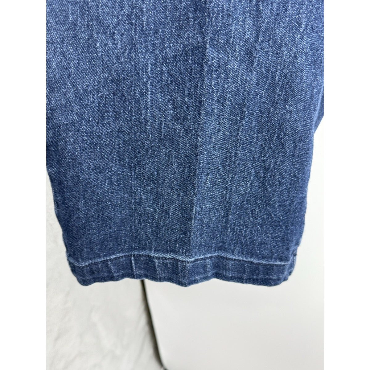 Hasting & Smith Denim Crop Pants Women Sz Large Elastic Waist
