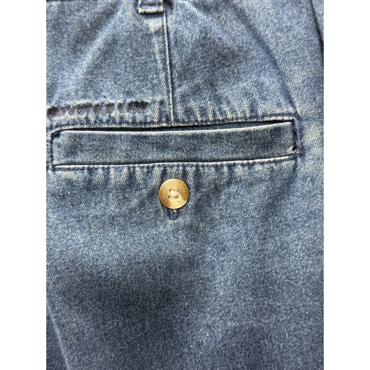 Women’s Mountain Lake Blue Jeans Denim Shirt Size 12 100% Cotton