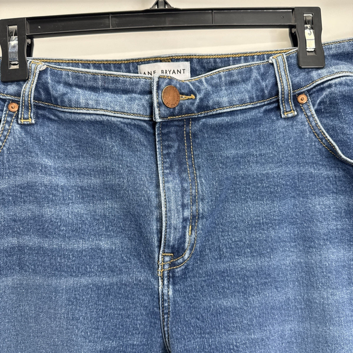 Lane Bryant straight crop jeans Women’s Plus Size 24 Blue Stretch Pockets Casual