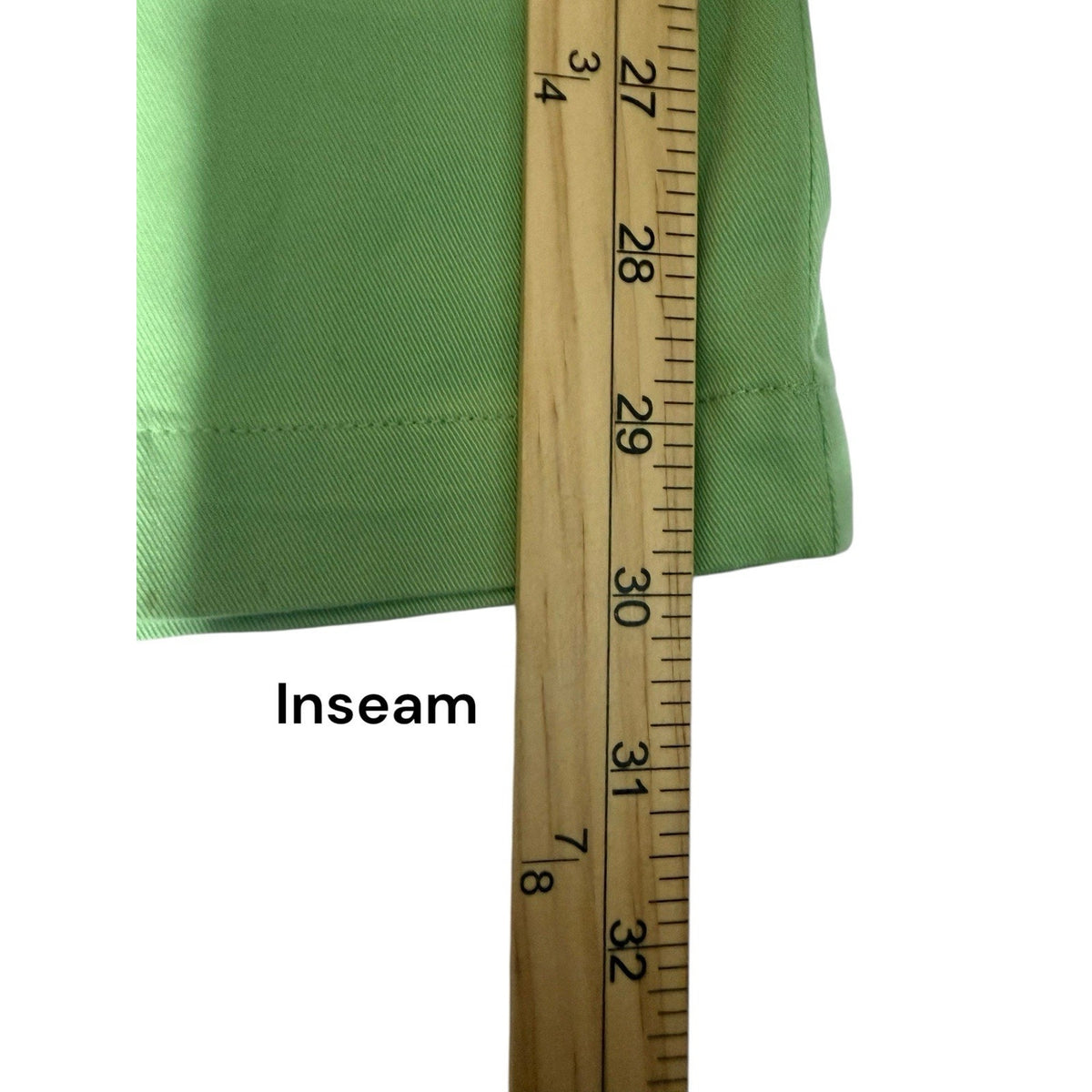 Appleseeds Women’s pants green size 16 W elastic waist pull on Pocket Casual