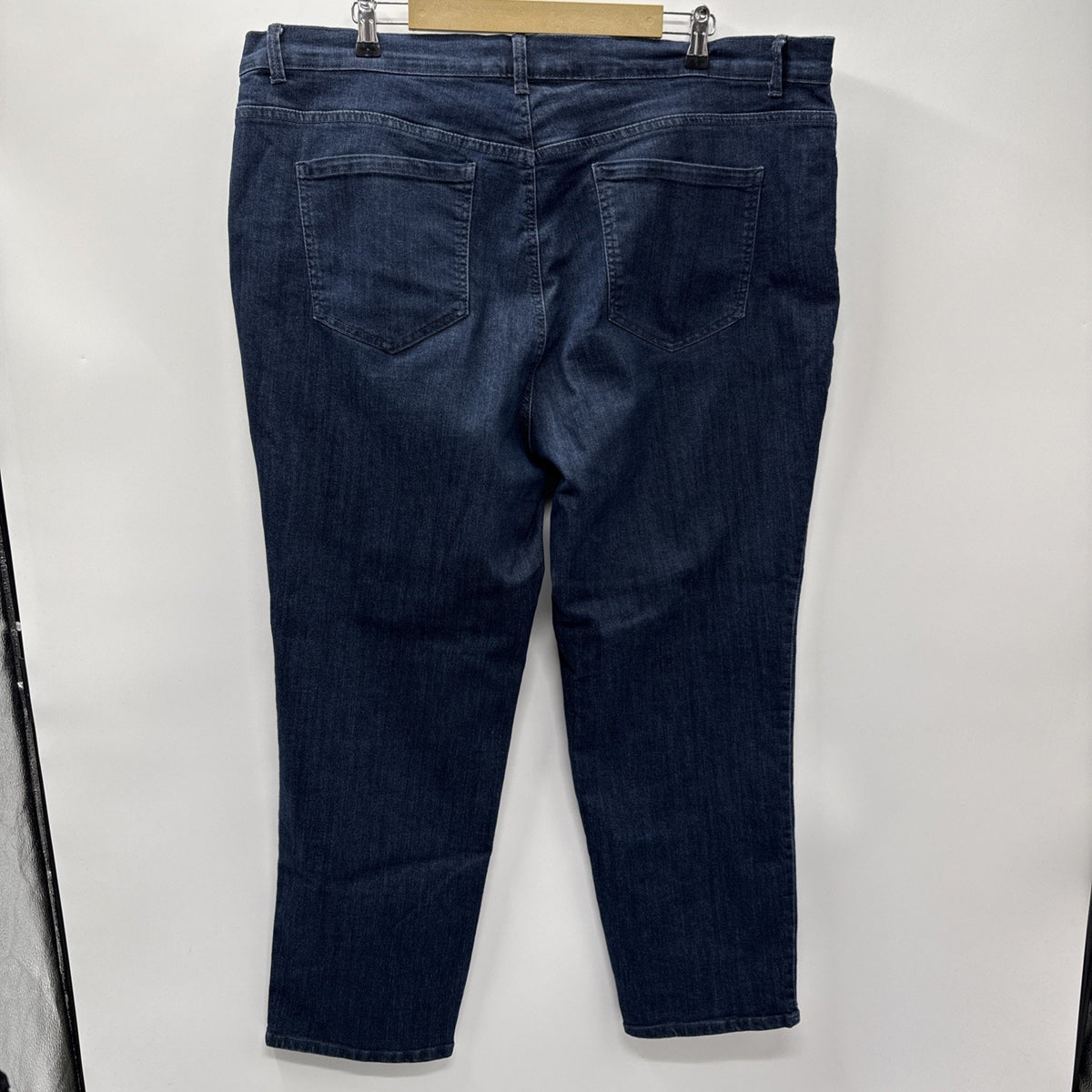 Gloria Vanderbilt Amanda Jeans Women Plus SZ 22W Average Dark Wash Straight Leg