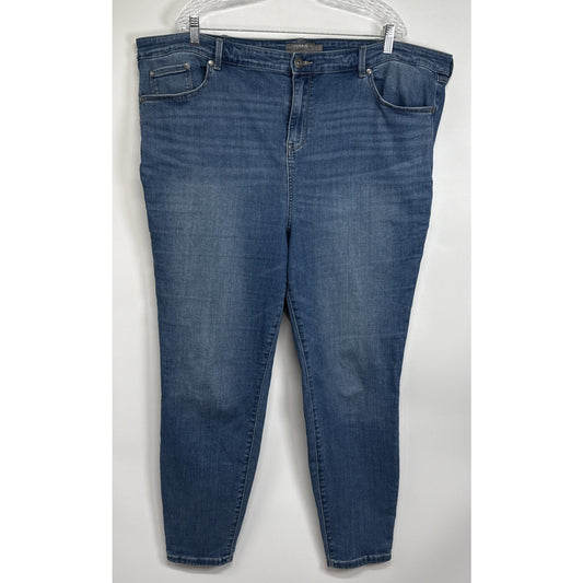 Torrid Jeans Women’s Midfit Super Skinny Five Pockets Plus Size 24T