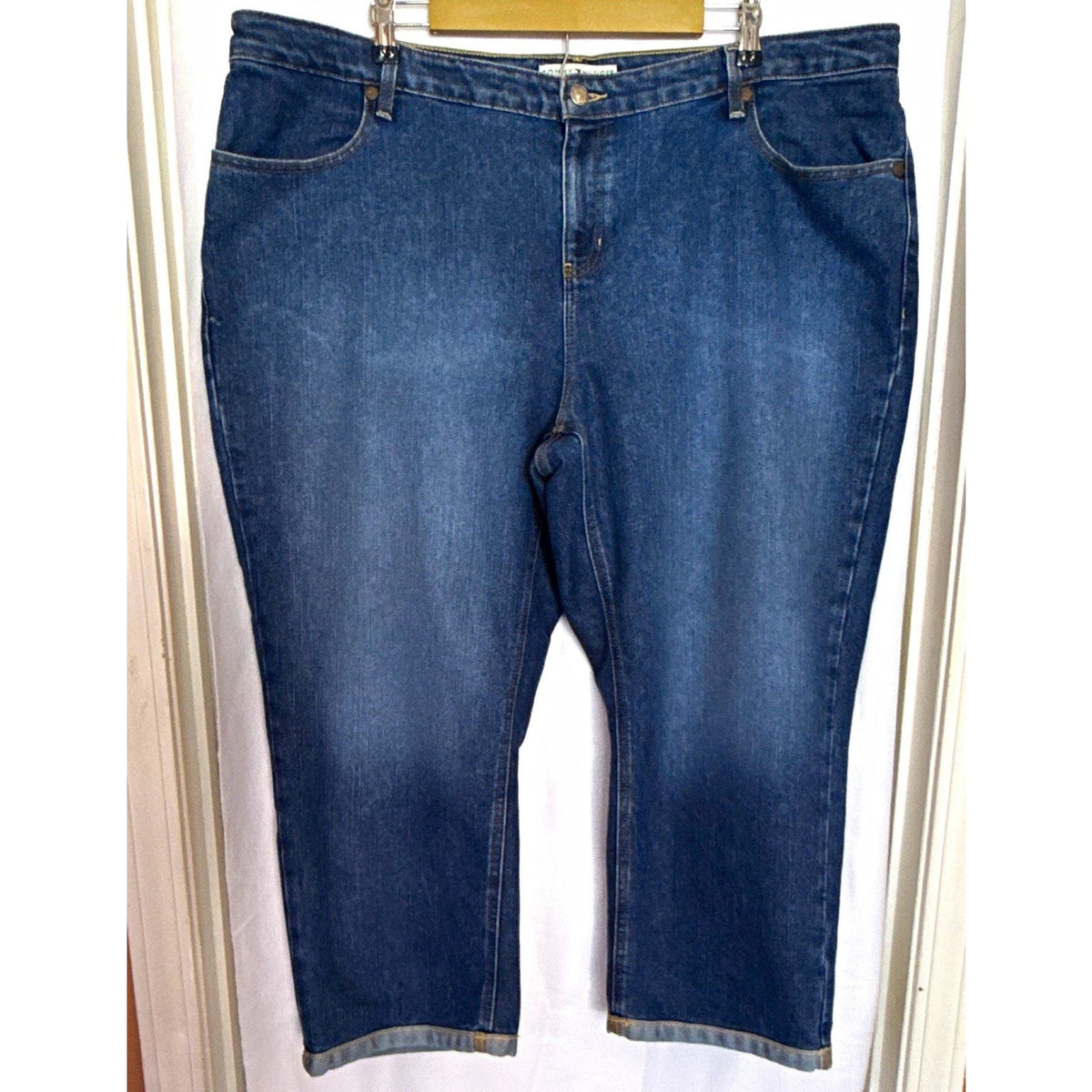 Vintage 2004 Tommy Hilfiger "Woman" Hipster Cropped Jeans – Size 24 Plus