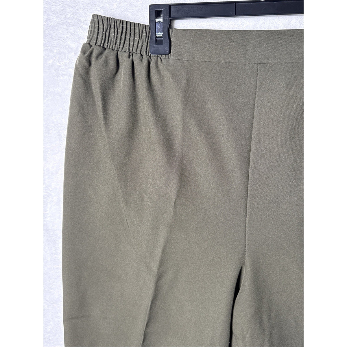 Just For Women Olive Green Elastic Waist Pull On Dress Pants Size 20W