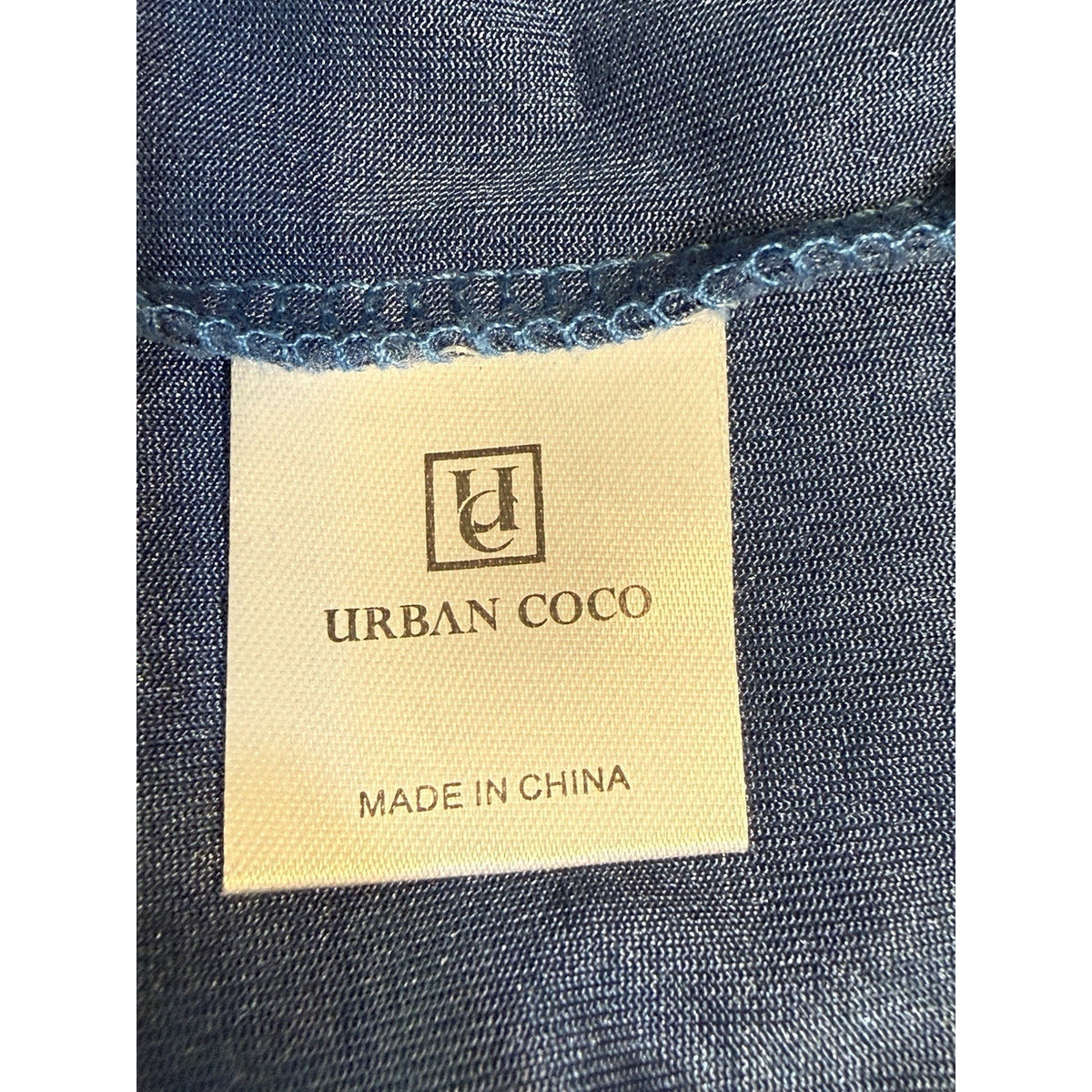 Urban Coco Blue Velvet Top XL Stretch Tee Soft Grunge Whimsigoth Casual