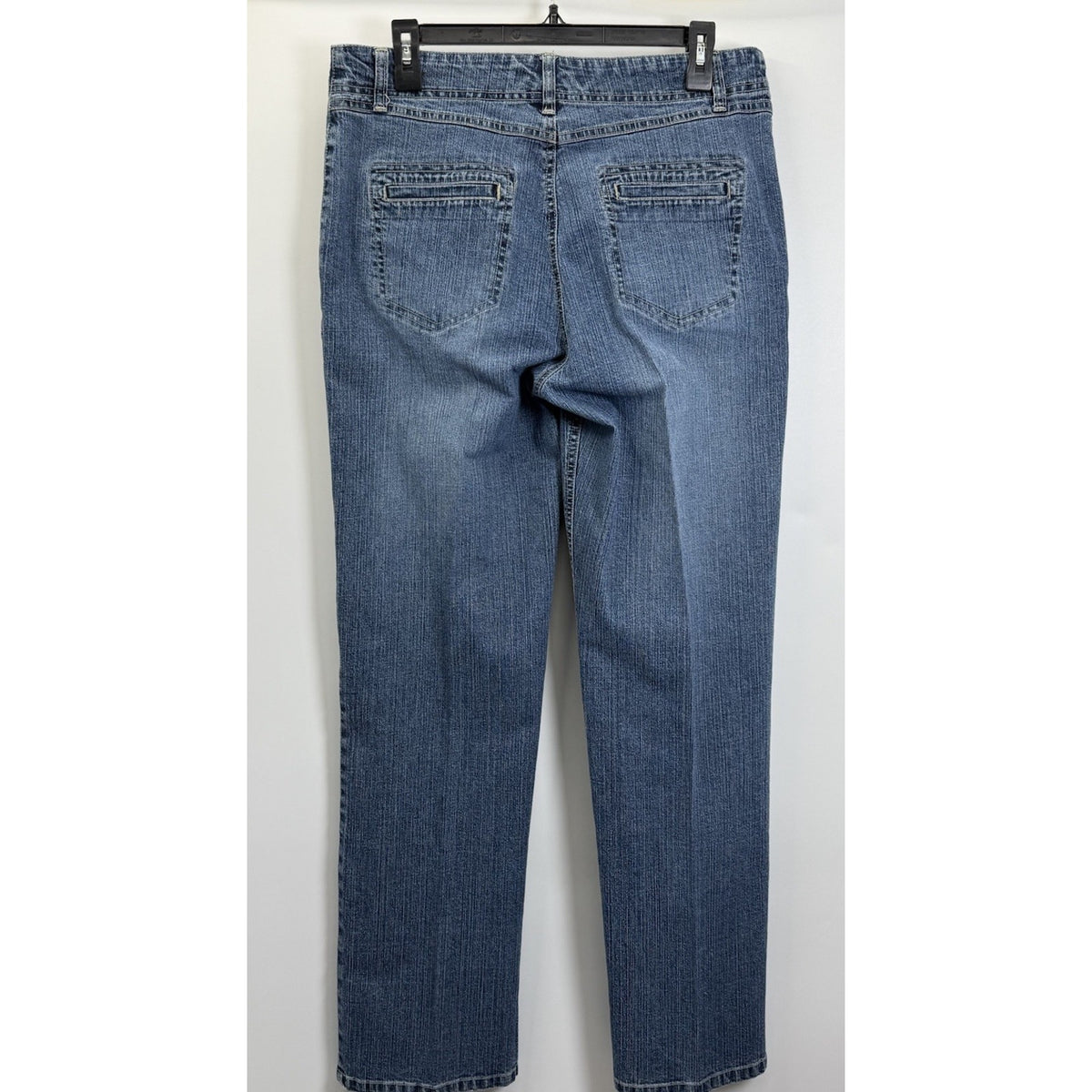 Gloria Vanderbilt Women’s Jeans Size 12 Blue Stretch Denim Straight Leg Classic
