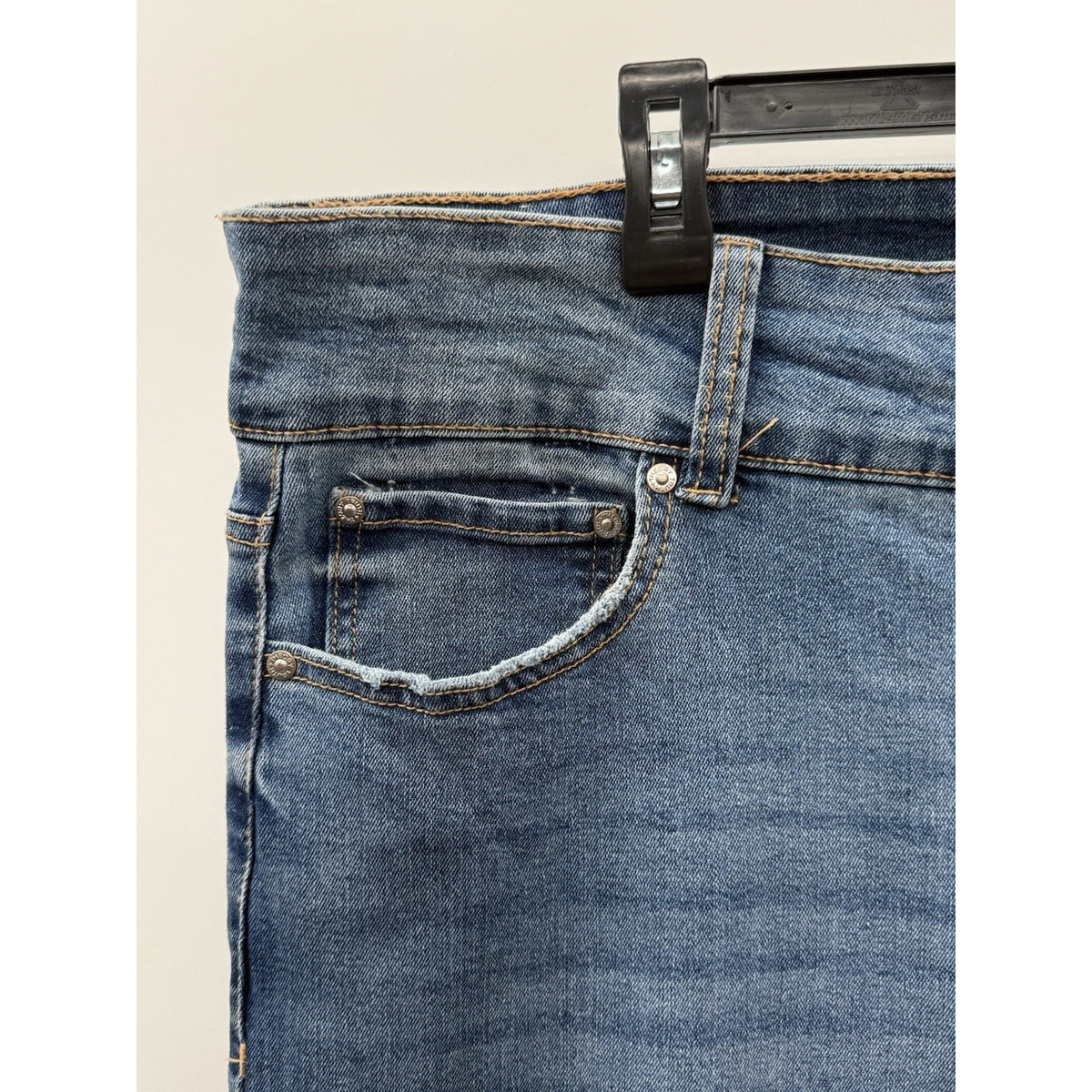 Truth + Theory 22W High Rise Skinny Jeans Plus Size Stretch Blue Denim