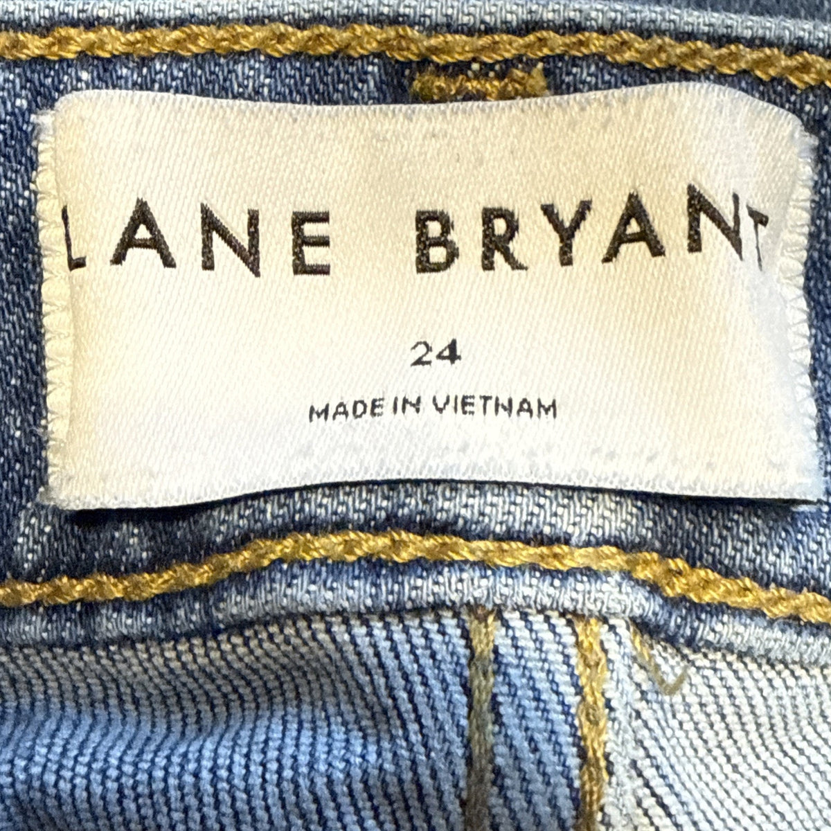 Lane Bryant straight crop jeans Women’s Plus Size 24 Blue Stretch Pockets Casual