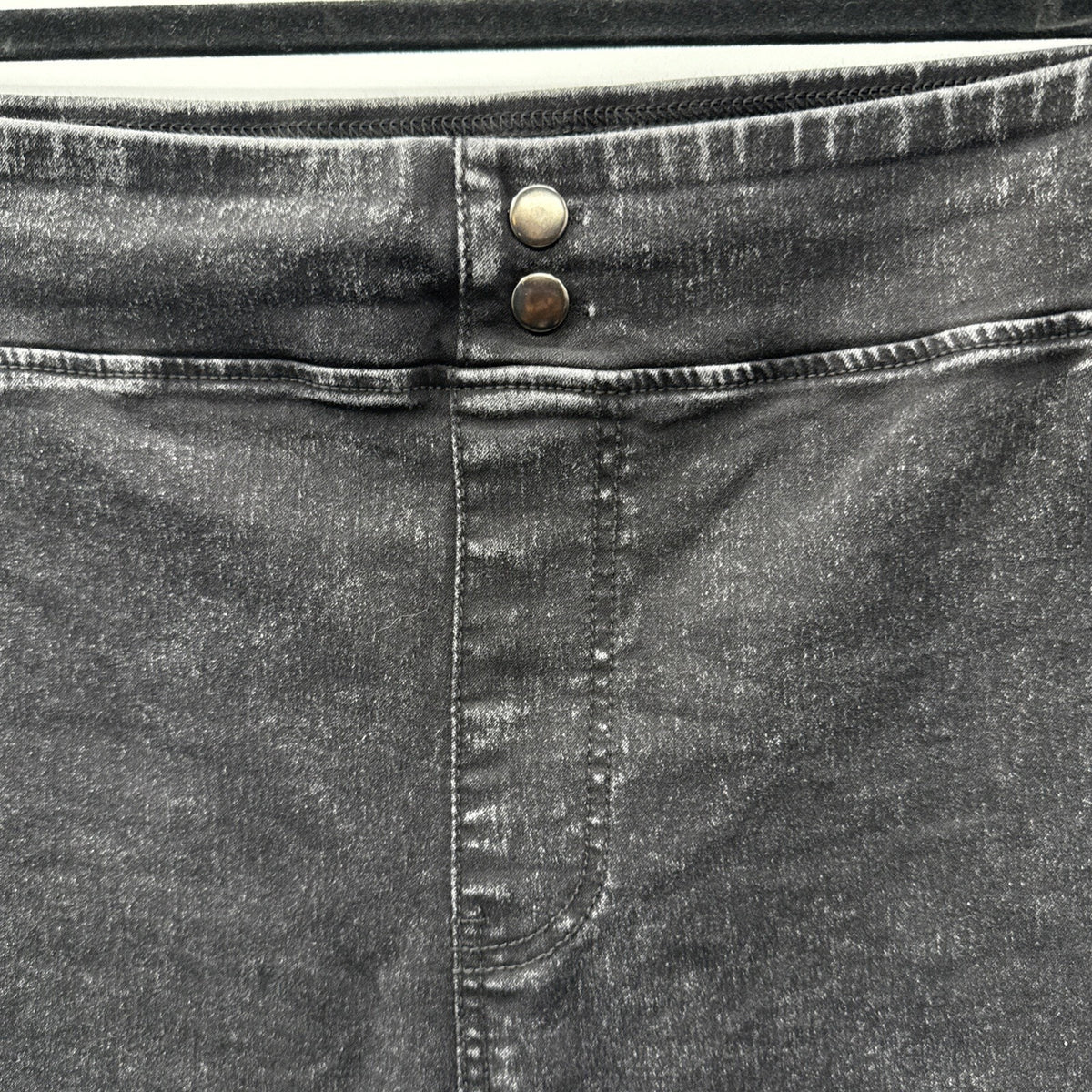Women Jegging Pant Size 3X Jeans Type Skinny Fit Black Acid Wash