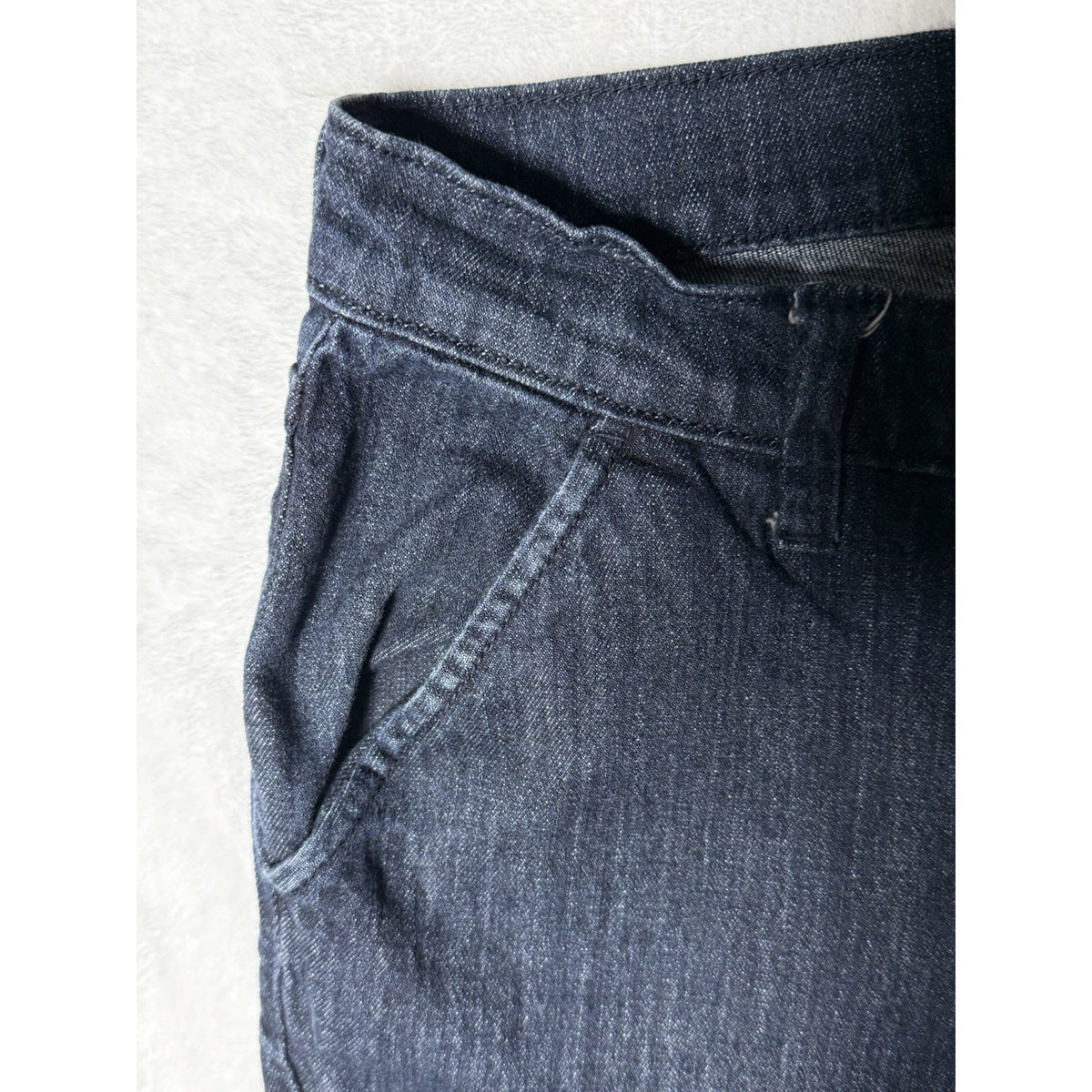 Old Navy Womens The Flirt Jeans Boot Cut Flare Mid Rise Size 12 Short Dark Wash
