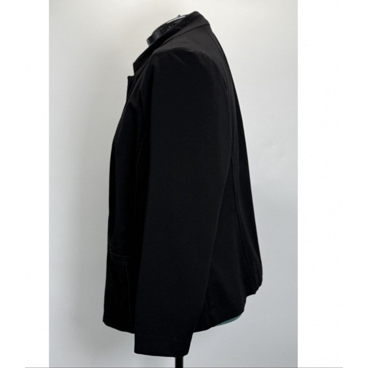 Eloquii Jacket Plus Size 24 Black One-Button Blazer Business Casual