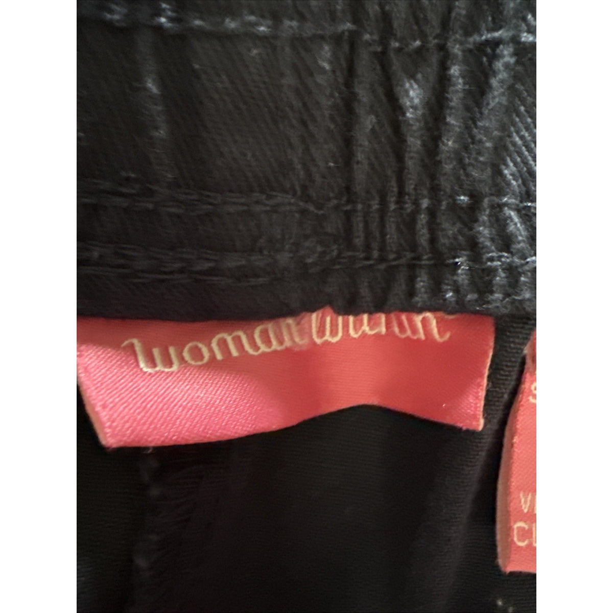 Woman Within Blue Elastic Waist Pullon Pocket Pants Plus Size 28WP Casual