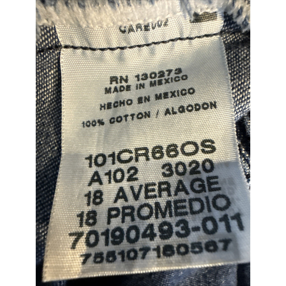 Chic Women's Size 18 Average Elastic Waist Pullon Blue Jeans Denim Pants