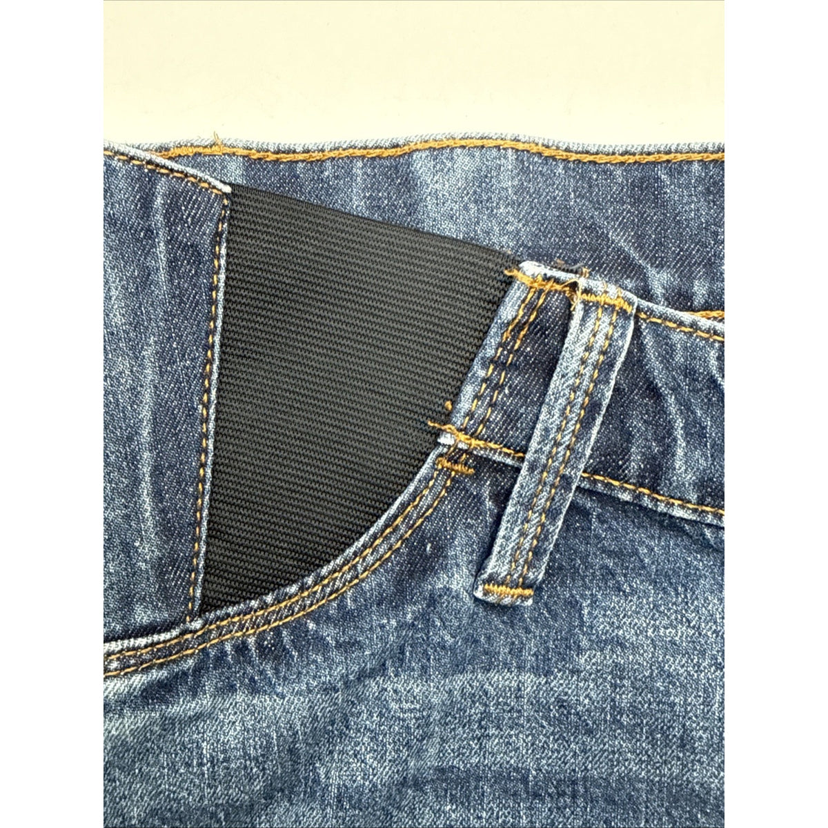 Isabel Maternity Denim Shorts Women’s Size 6 Blue Stretch BackPockets