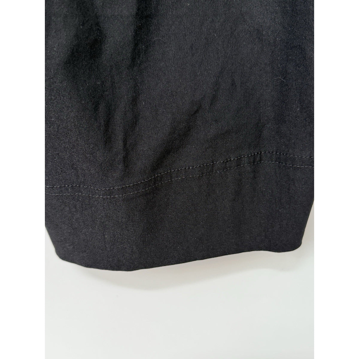 Alfred Dunner Pull On Black Capris Stretch Rayon Blend Side Slits Pockets Sz 18
