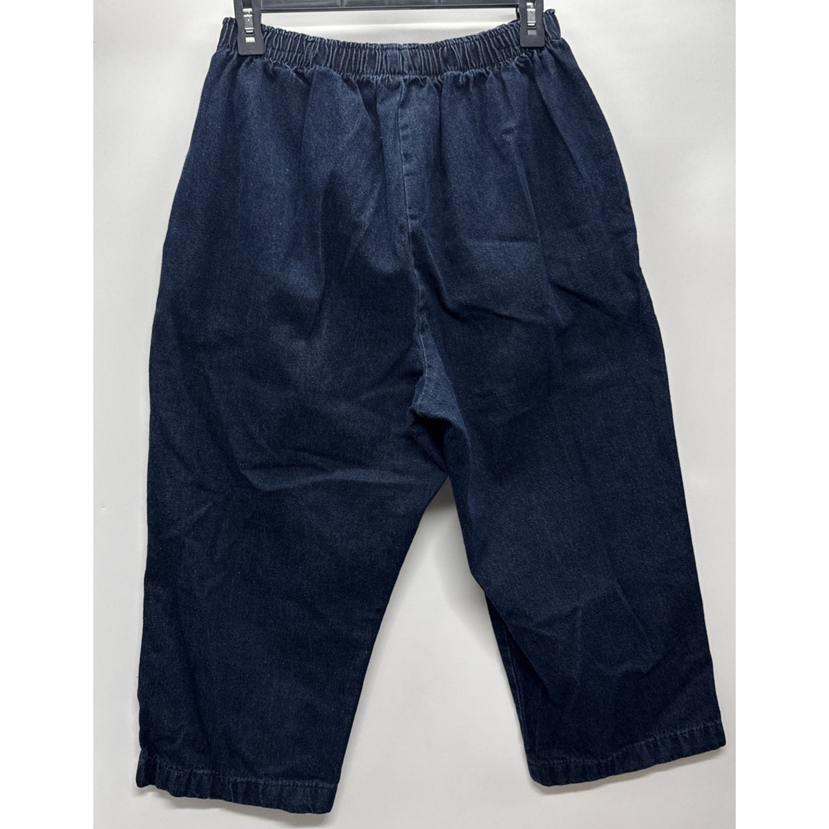 Women Bristol Blues Capris Size 14P Elastic Waist Pull On Pockets