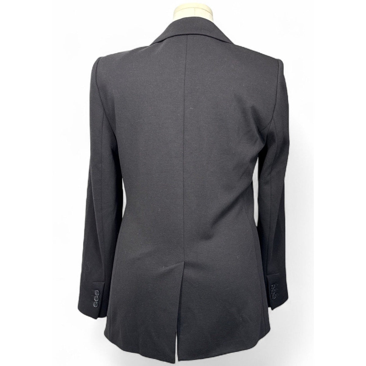 LOFT Black Blazer – Size 12 – Stretch Cotton Blend – Classic Tailored Fit