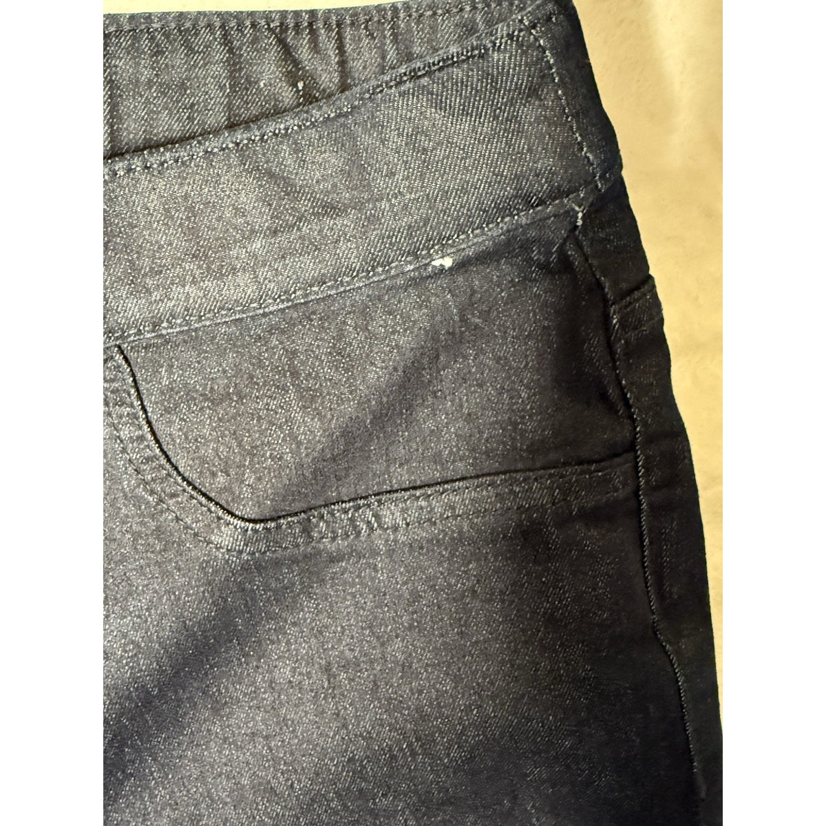 1822 Denim Womens Jeans Size 16 Pull On Stretch Straight Leg Dark Wash 28 Inseam