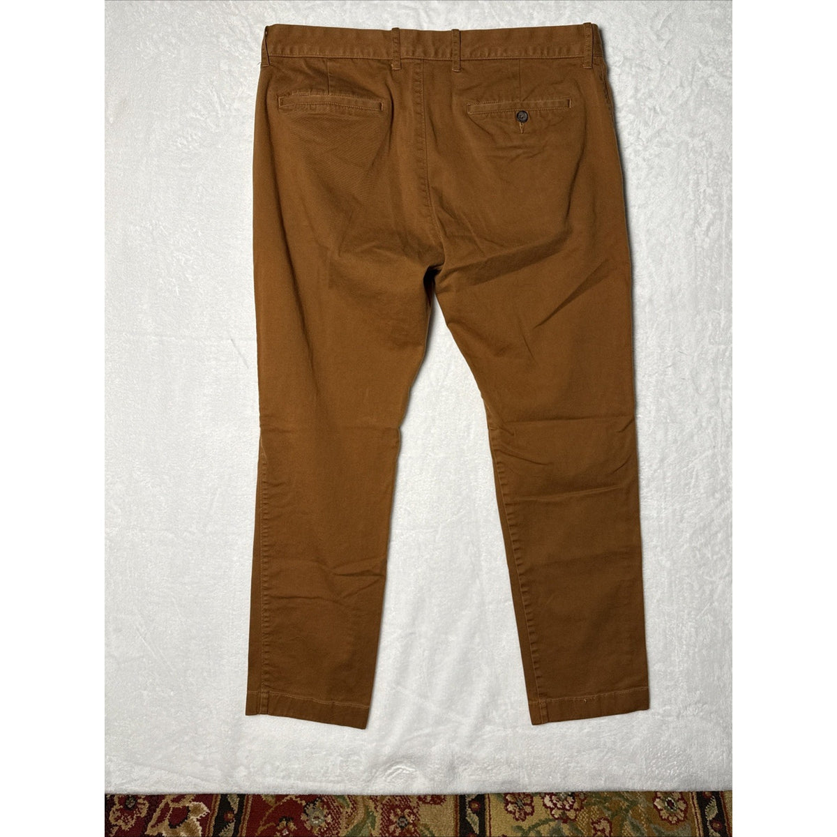 J CREW FACTORY Slim-fit Flex Chino pant Men Tan Size 34x30