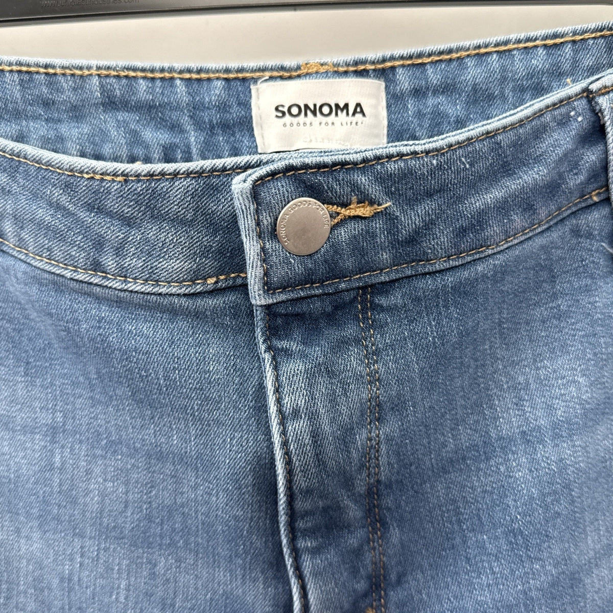 Sonoma Jeans Women Size 20W 5 Pocket 25” Inseam Denim Crop Pants