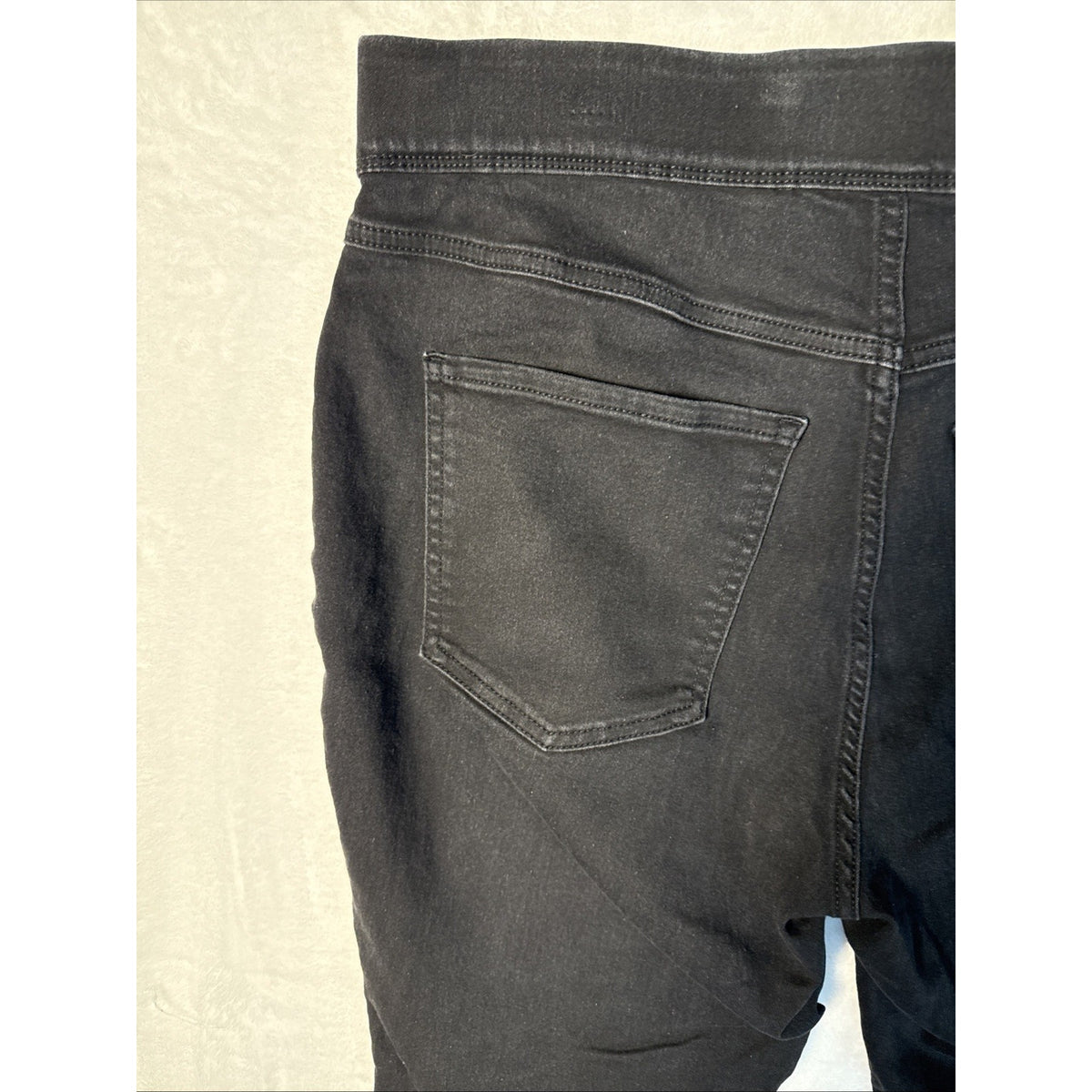 Terra & Sky Jegging Jeans Womens 0X 14W Black Wash High Rise Pull On Denim