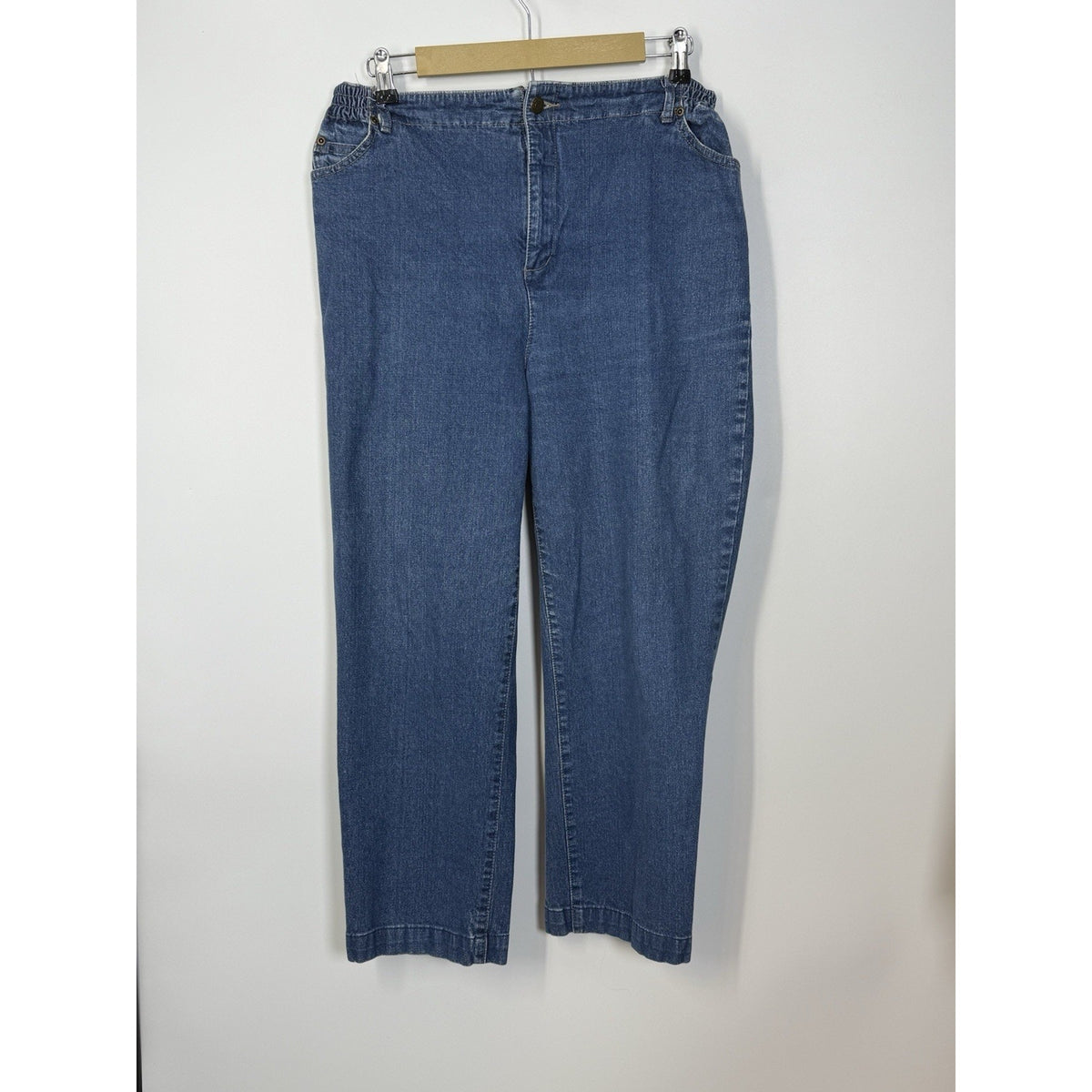 The TOG Shop Petites Denim Blue Jeans Women’s Size 16P | Stretch Cropped