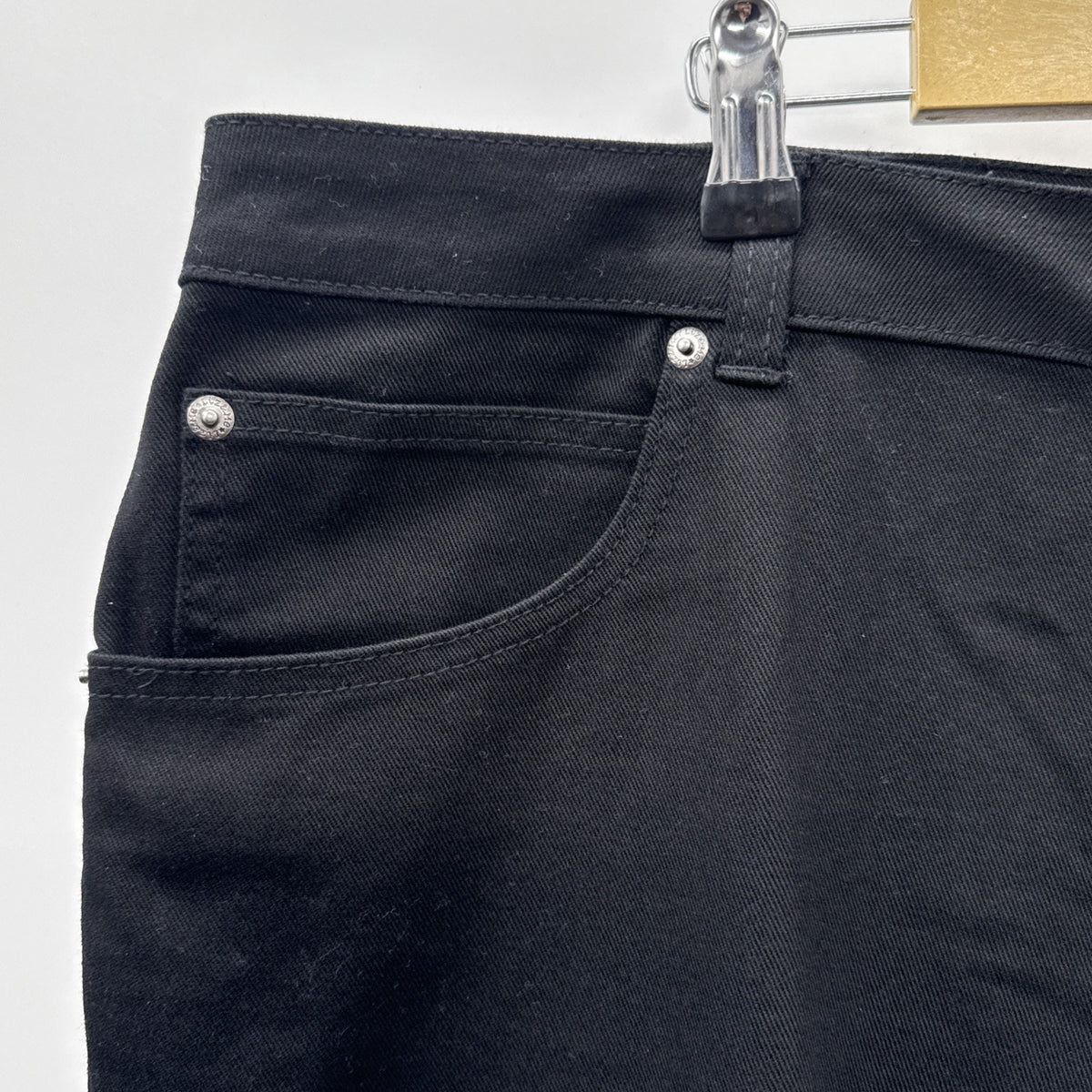 Liz & Me Signature Woman's Black Jeans 26W Red Triangle 8 Average Five Pocket