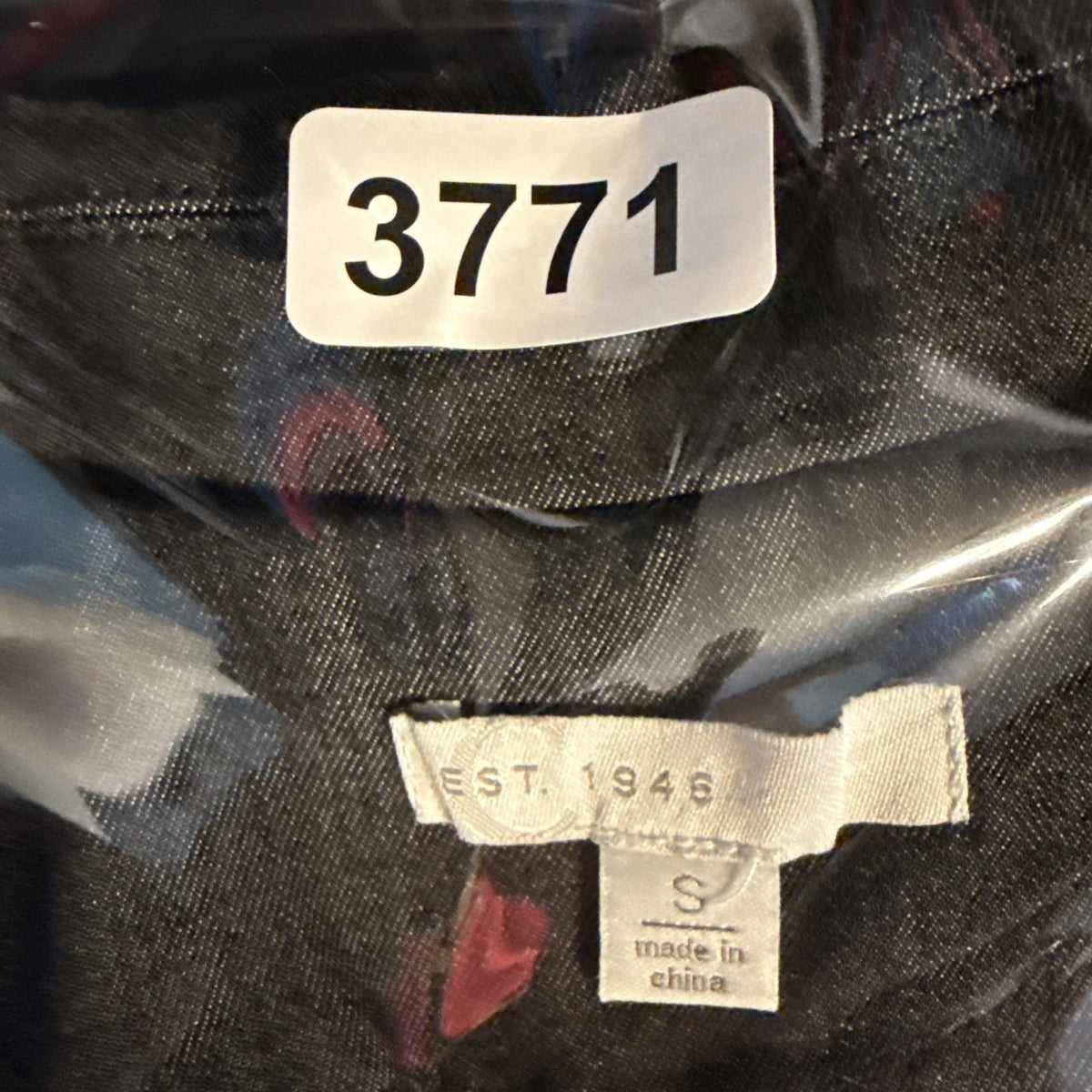 EST. 1946 Catos Black Denim Women's Stretch blazer Jacket (Women's US Size Small