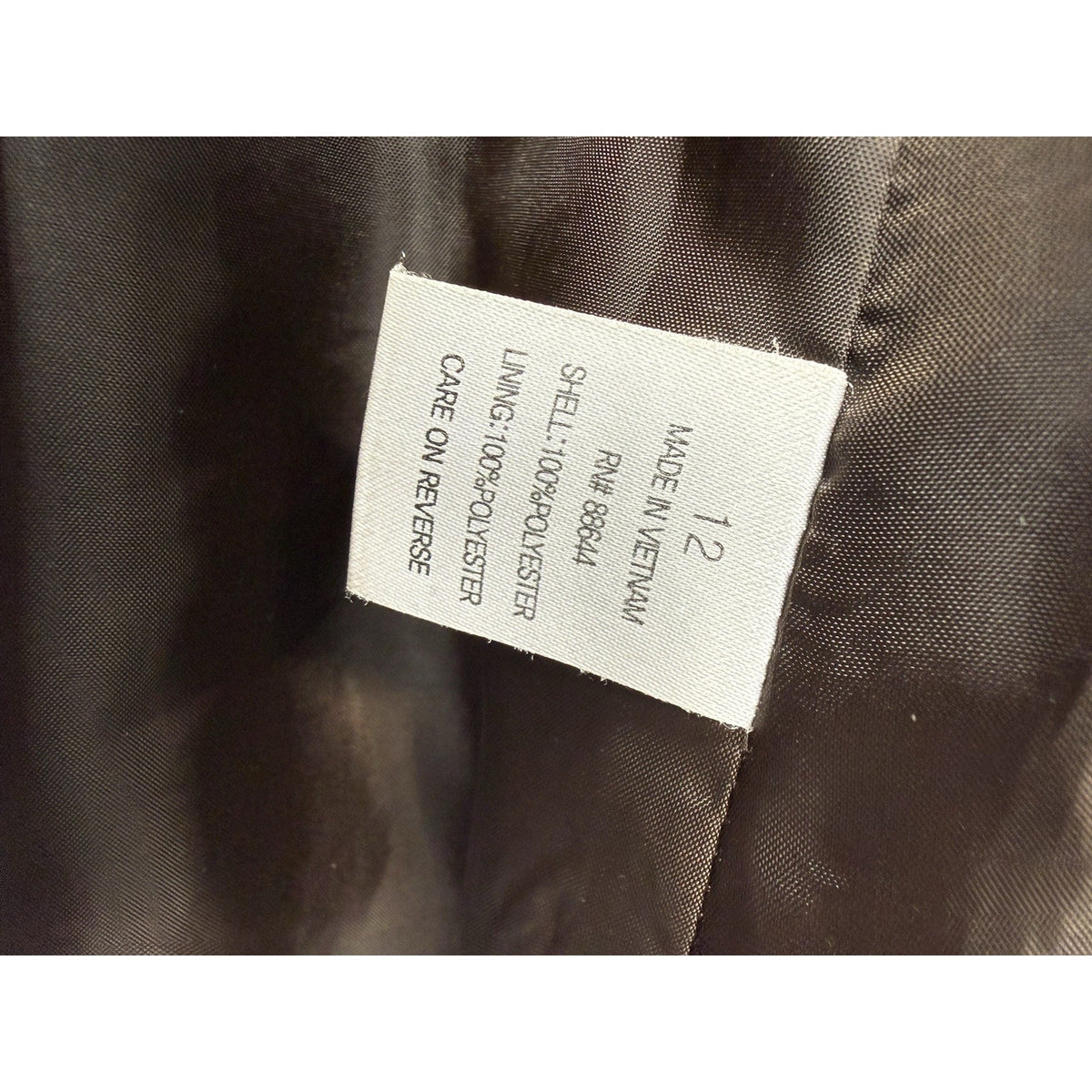 Emily Brown Herringbone Blazer Jacket Womens 12 Dark Academia