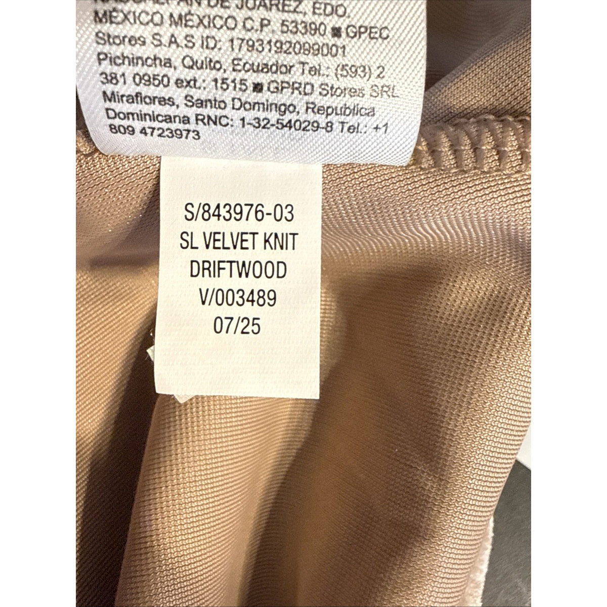Old Navy Dress Women's Small Tall Velvet Velour Sleeveless Cowl Neck Brown NWT