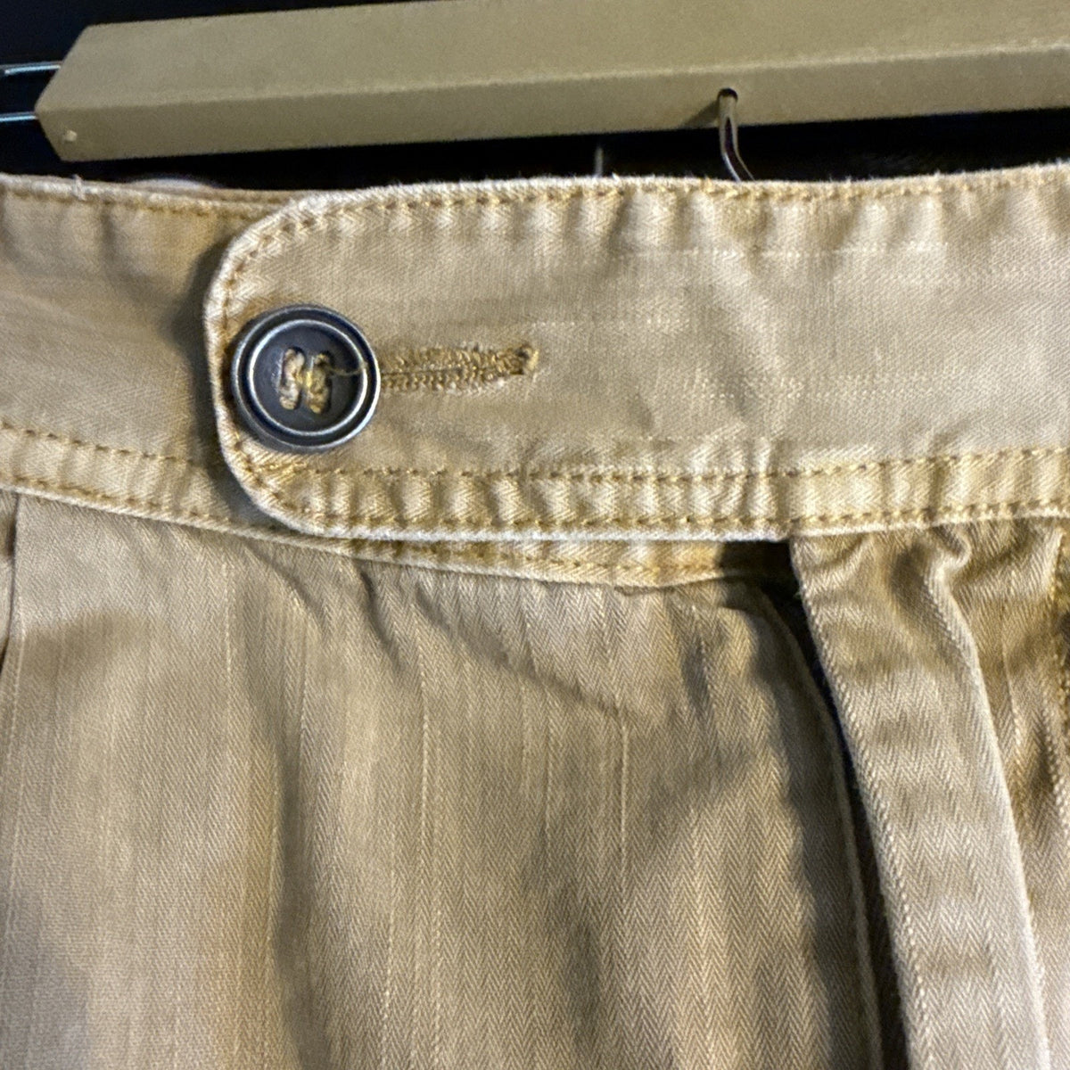 Urban Outfitters Wide Leg Pleated Pants Womens 8 Camel Boho Academia