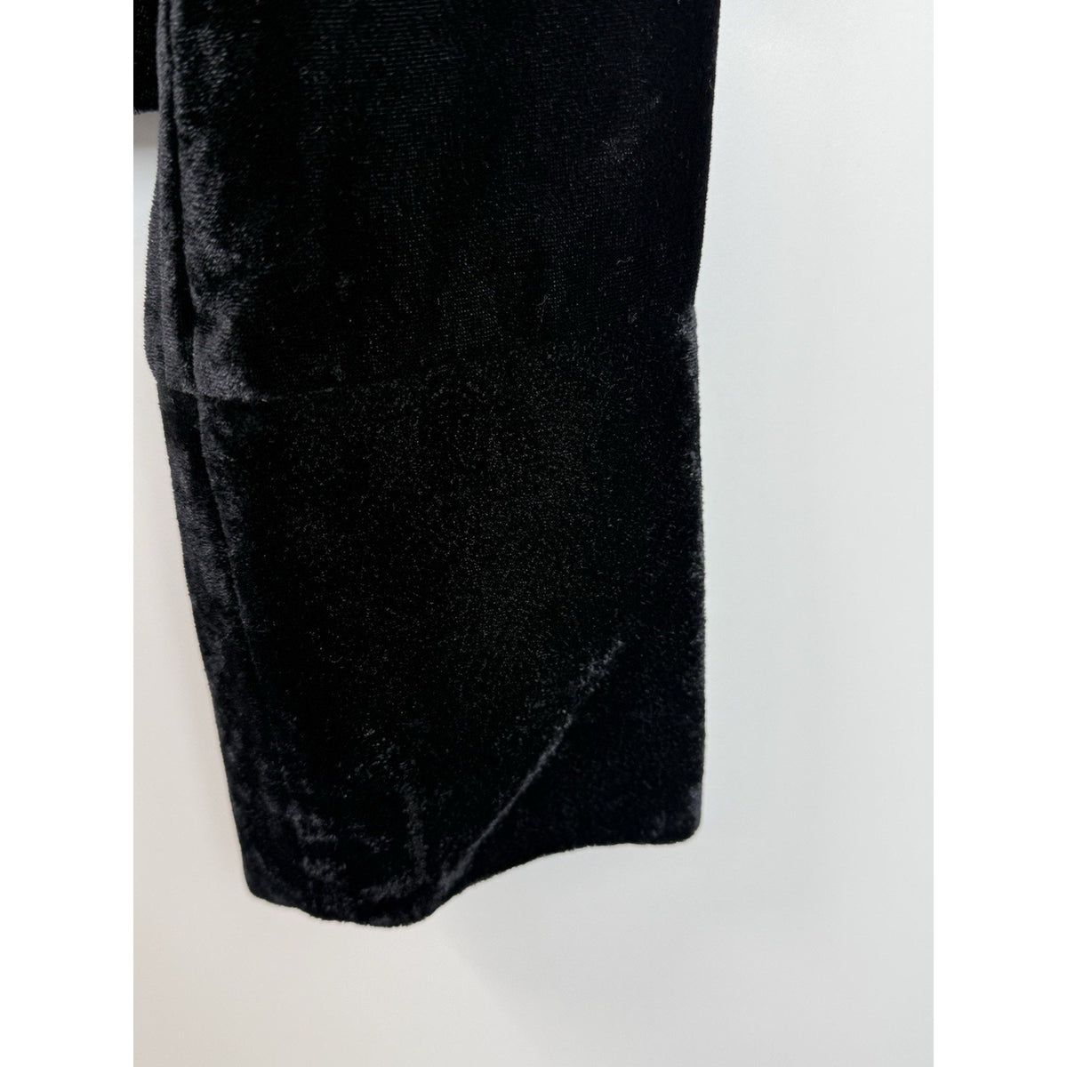 Apt 9 Black Velvet Embroidered Jacket Womens Cropped Gothic Romantic