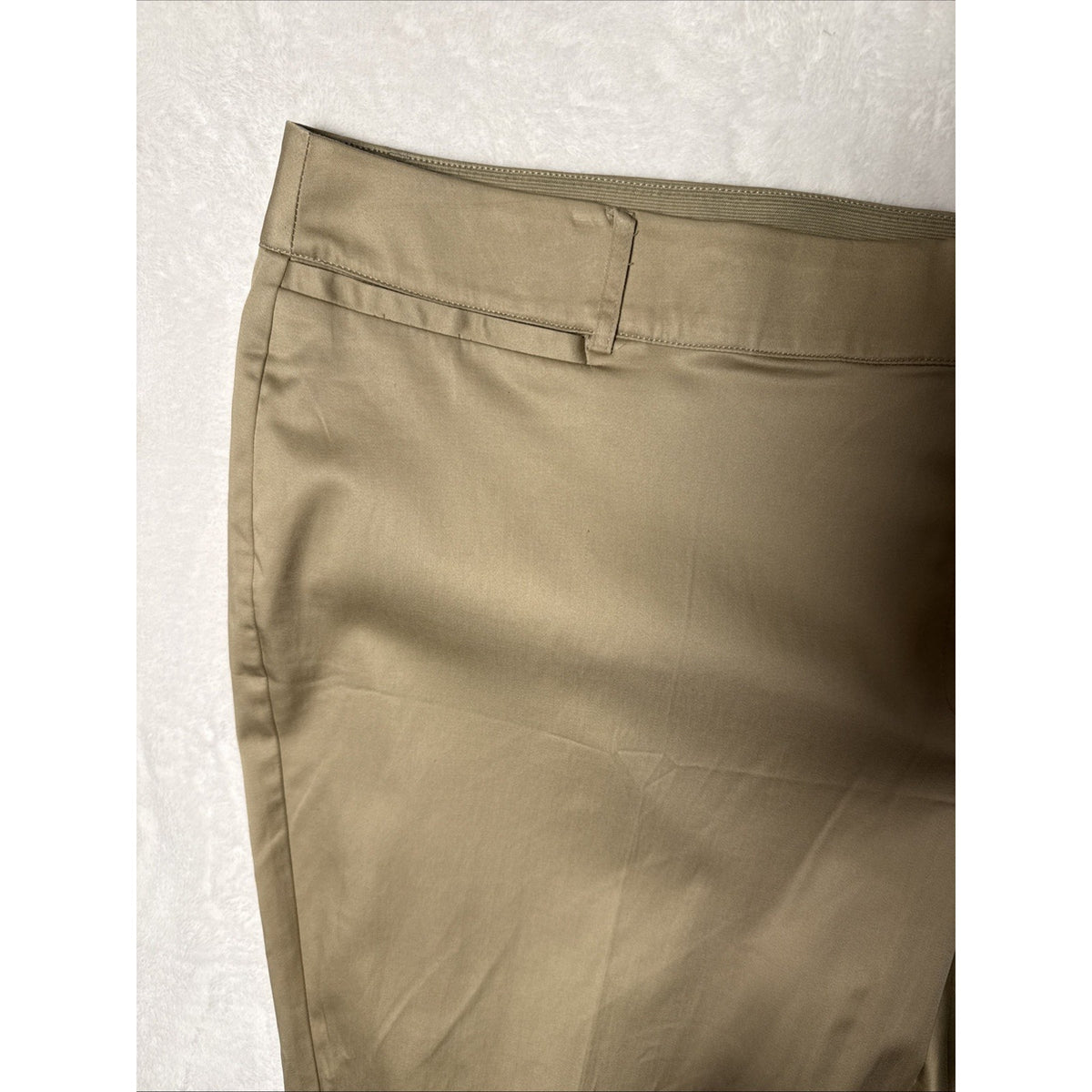 Glamour X By Lane Bryant Women’s Plus Size 28 Ankle Pants Tan