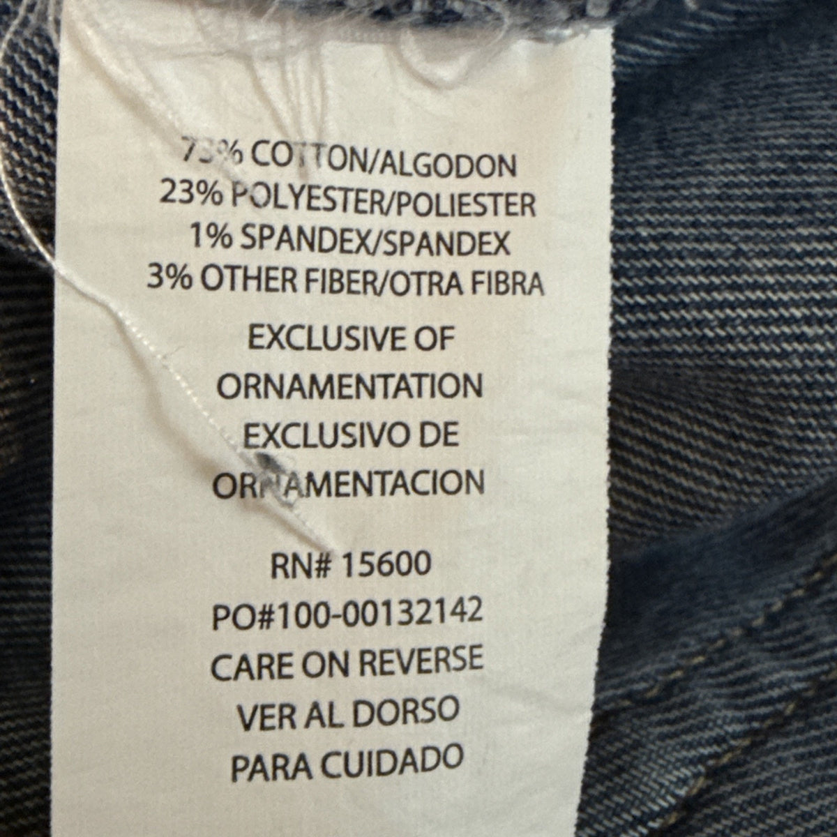 ReCreation Jeans Women's Large Blue Denim Stretch Waistband Straight Leg Casual