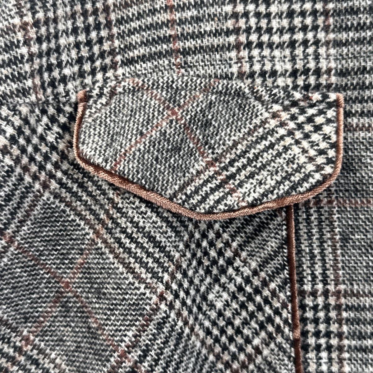 Bagatelle Collection Plaid Mini Skirt L Dark Academia Preppy Tweed Old Money