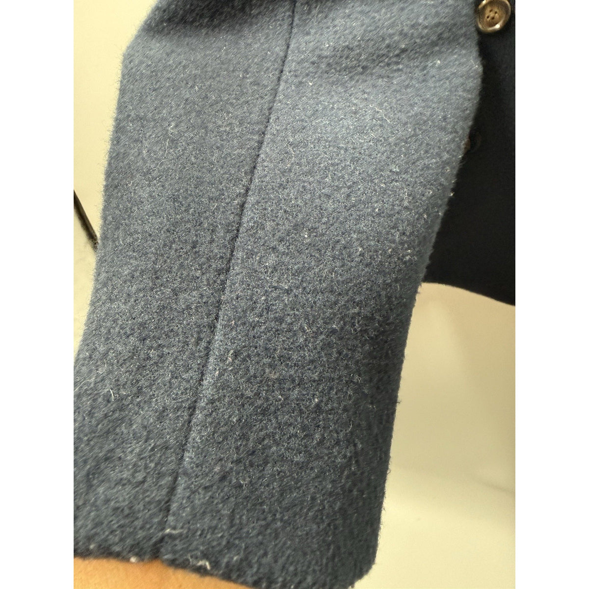 Old Navy Womens M Navy Blue Double Breasted Peacoat Jacket Belted Back 28”