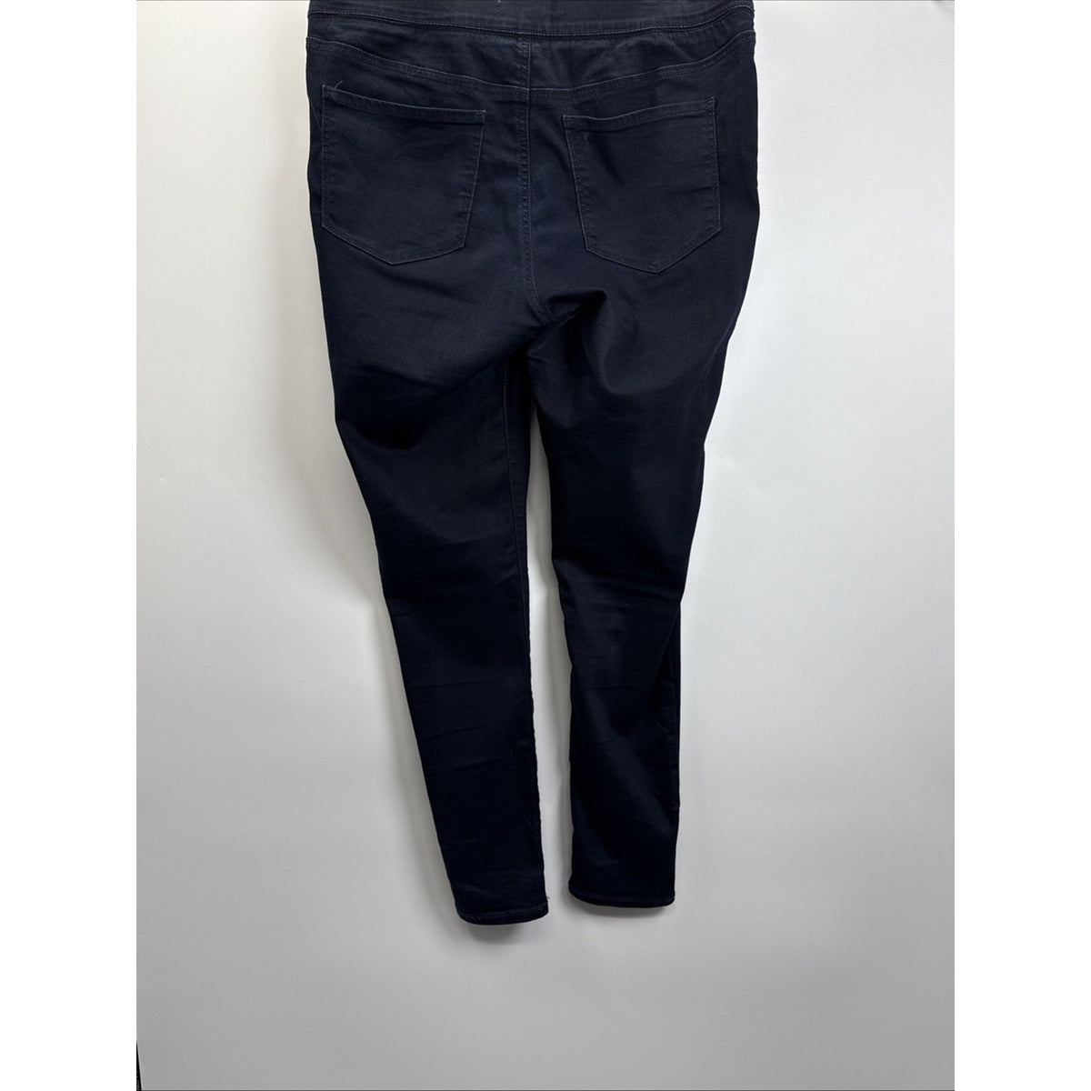 Old Navy Rockstar Mid Rise Skinny pull on Jeans Women Sz 12 Regular Dark Stretch